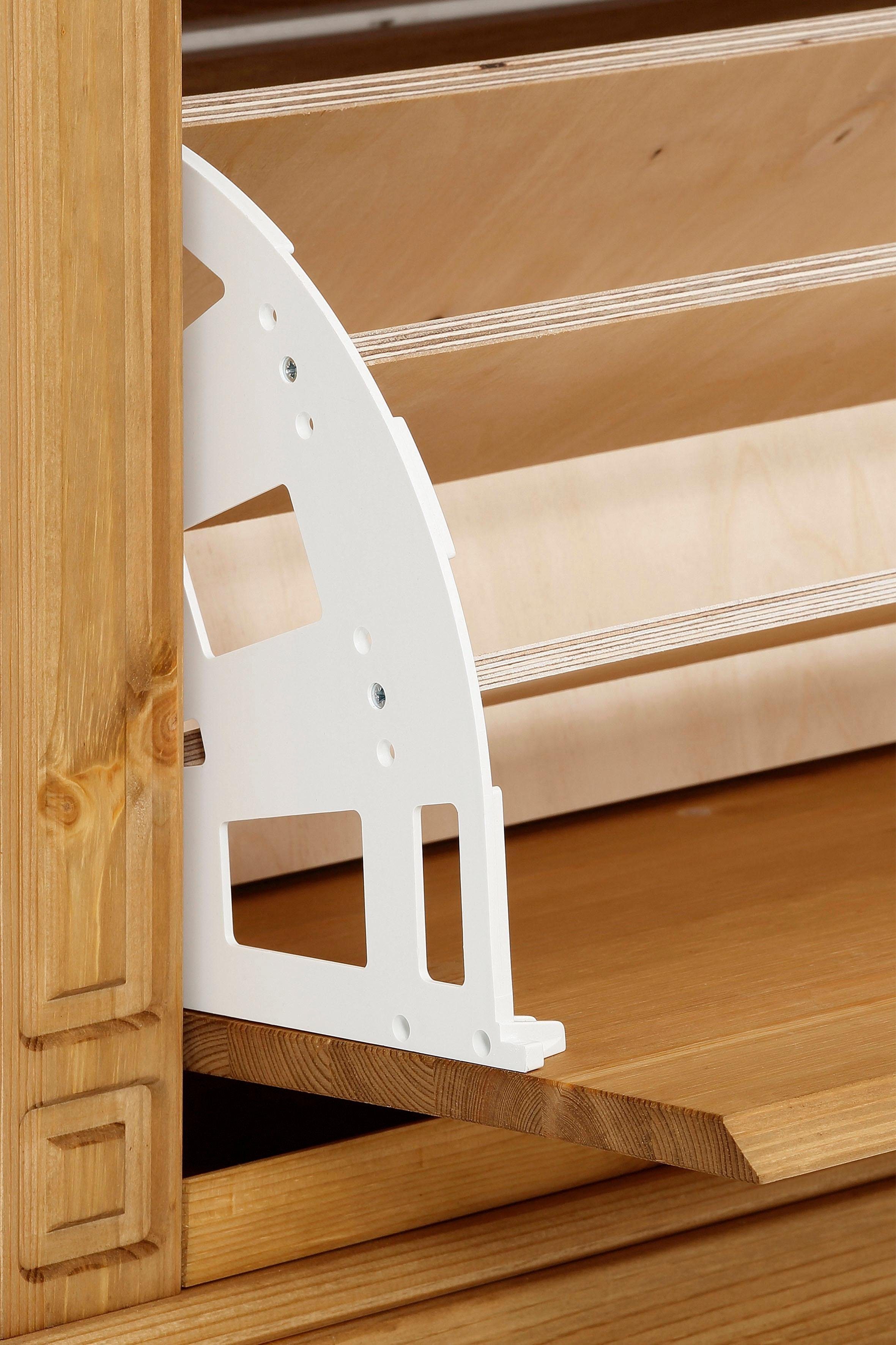Home affaire Schoenenkast Vinales Breedte 96 cm van massief grenen