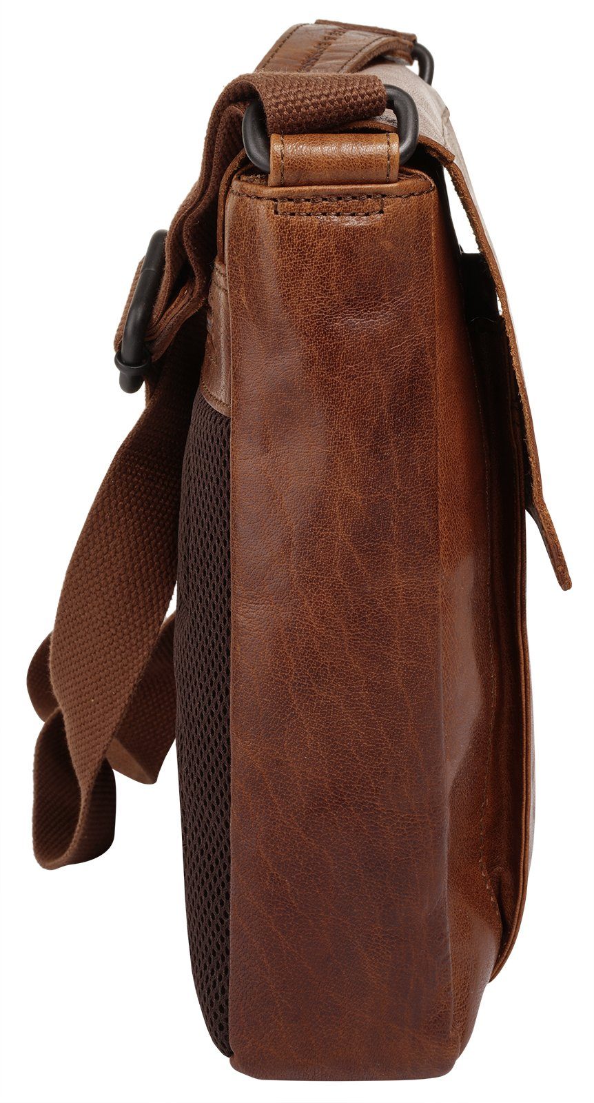 Spikes & Sparrow Schoudertas echt leder