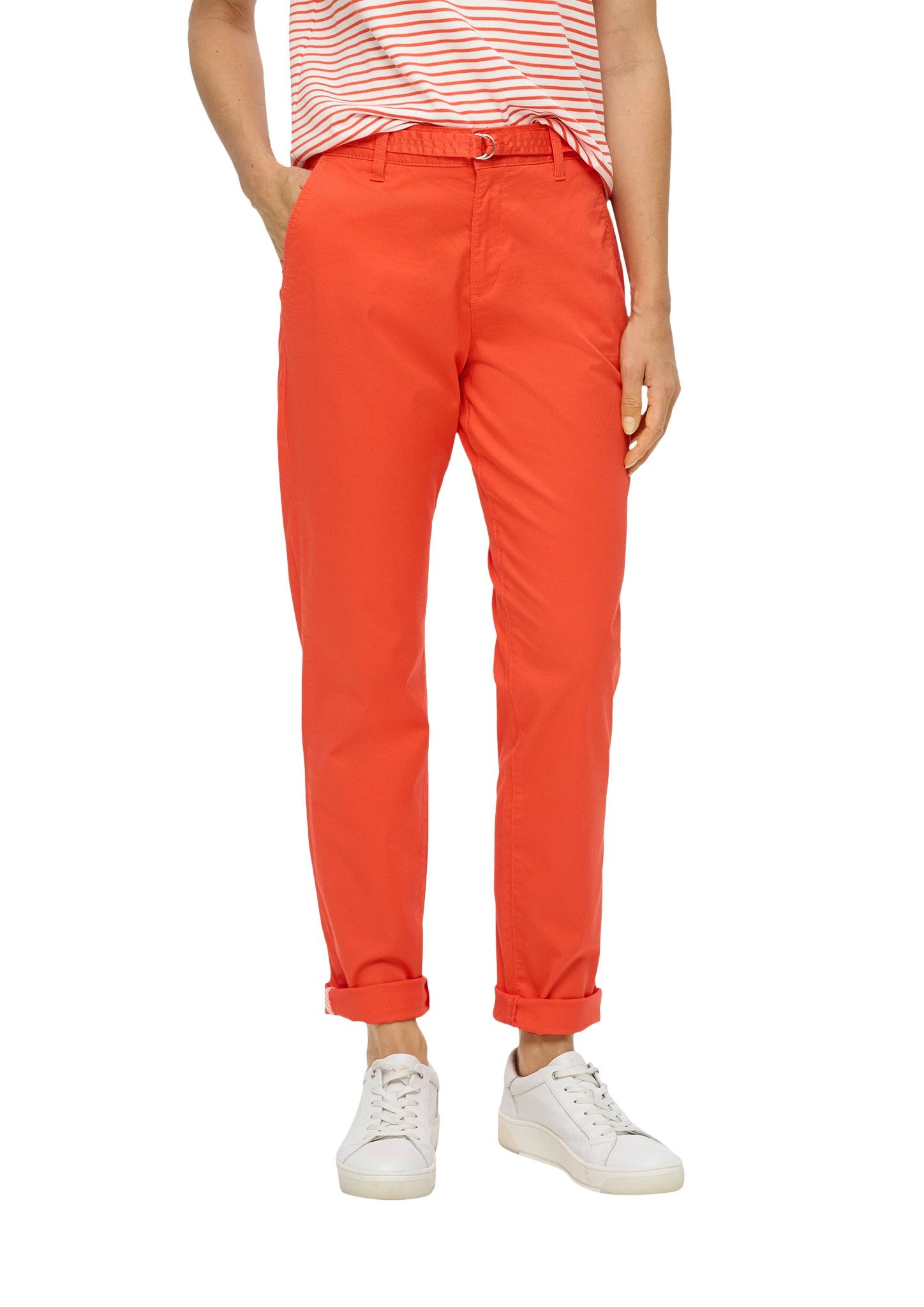 s.Oliver Chino met riem (2-delig)