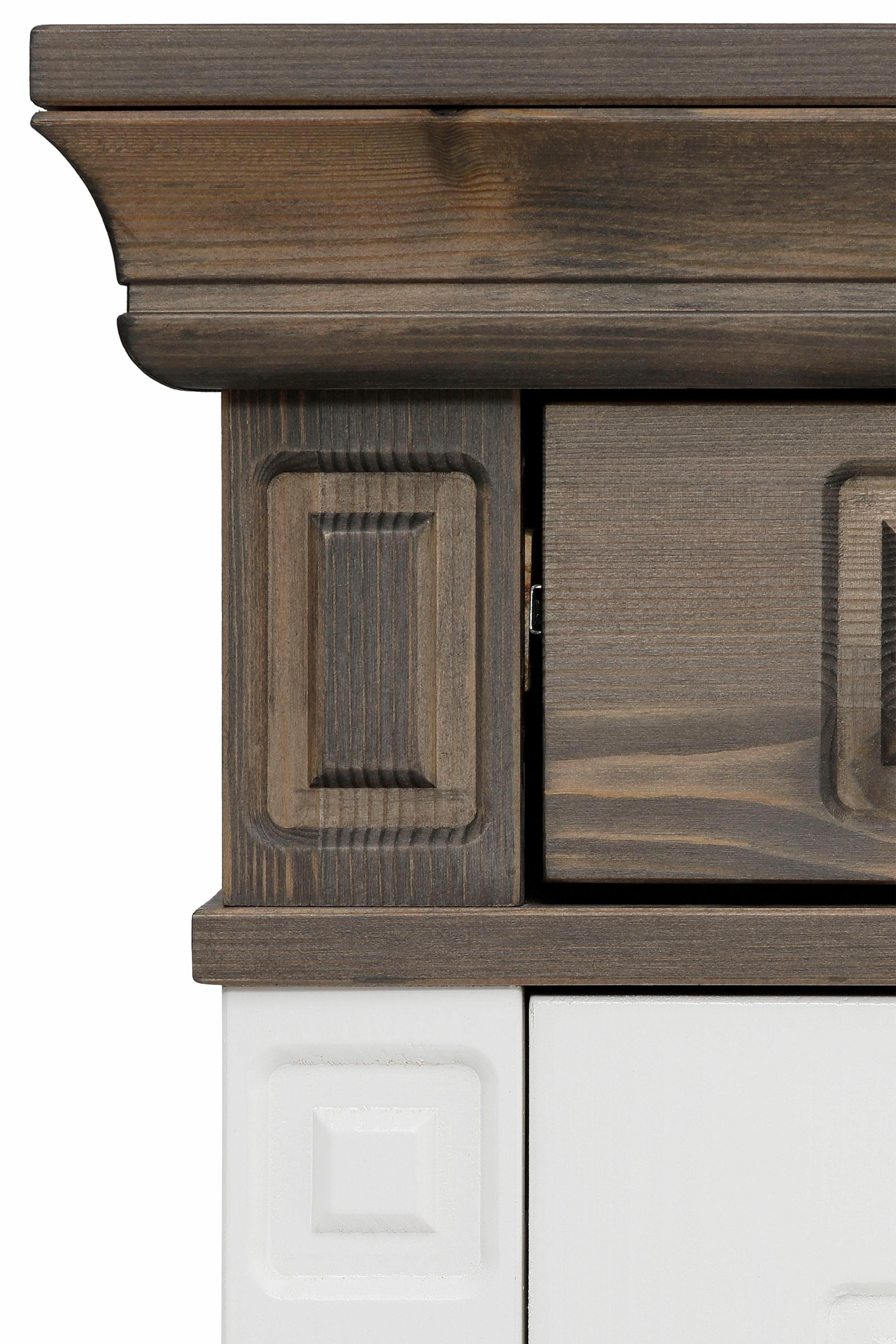 Home affaire Schoenenkast Vinales Breedte 96 cm van massief grenen