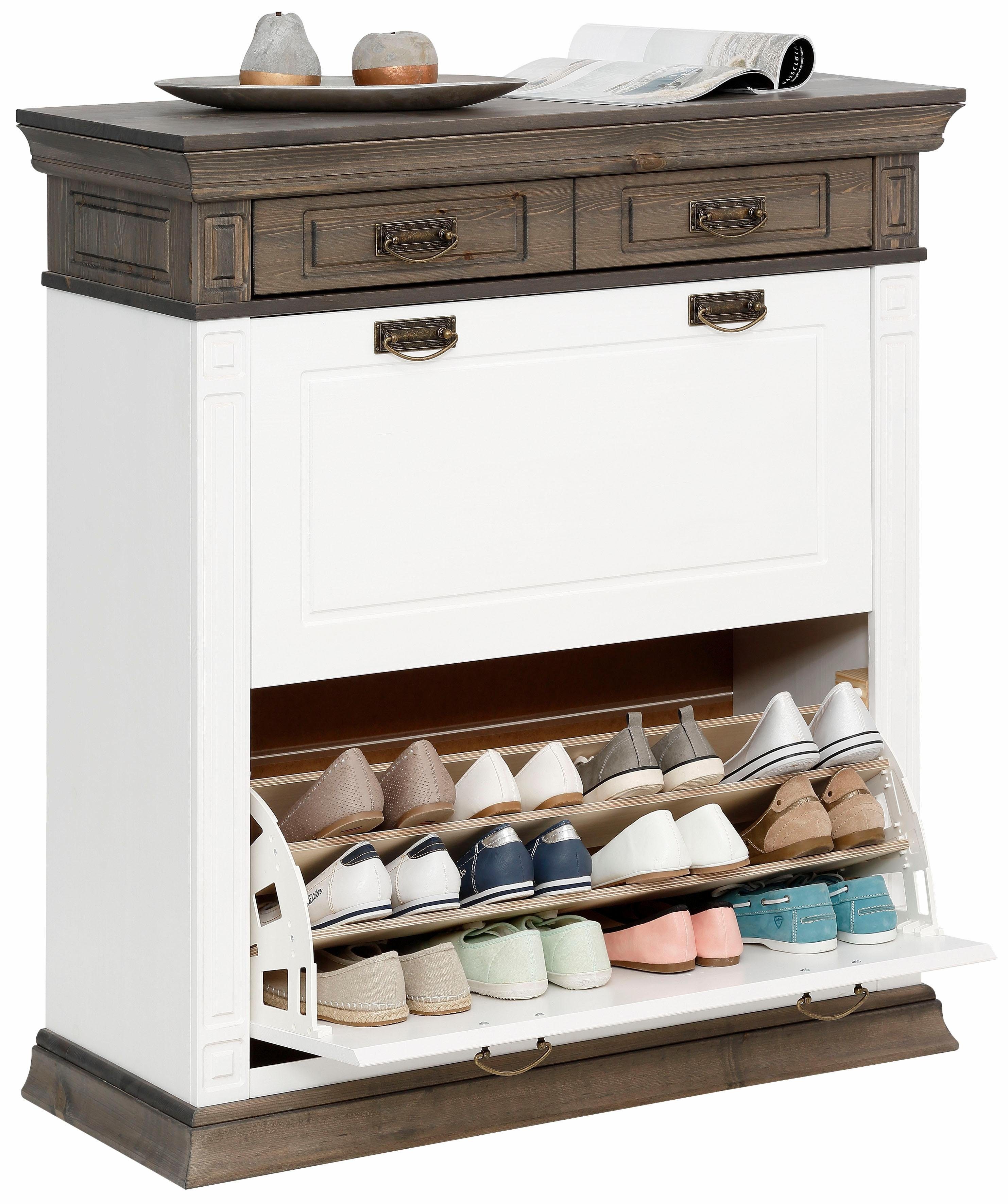 Home affaire Schoenenkast Vinales Breedte 96 cm van massief grenen