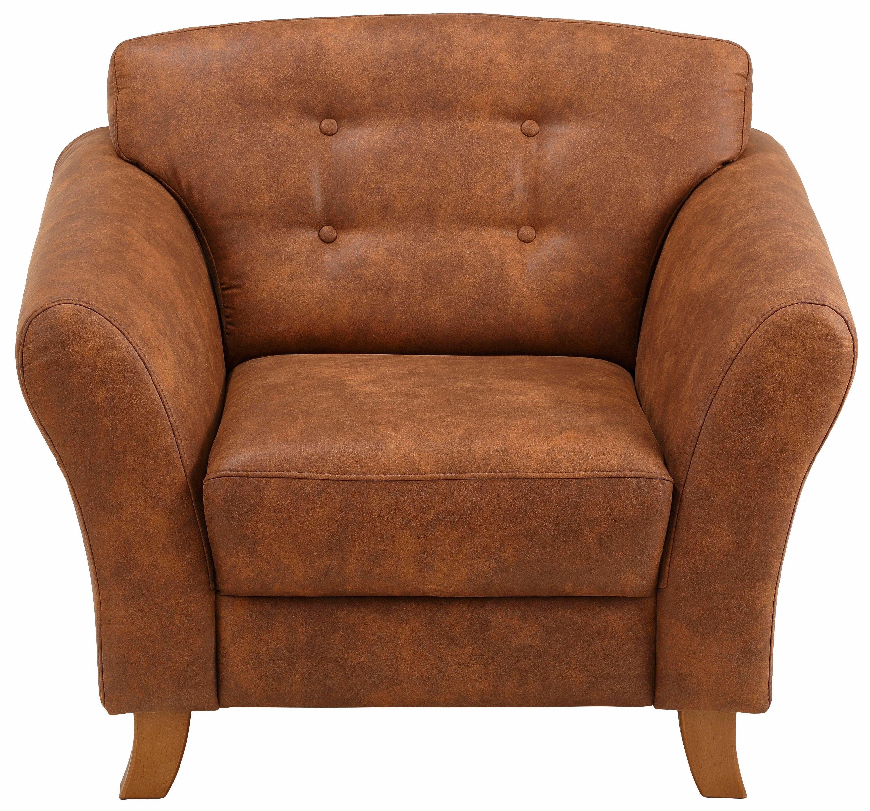 Home affaire Fauteuil Trondheim met binnenvering, capitonnage achter