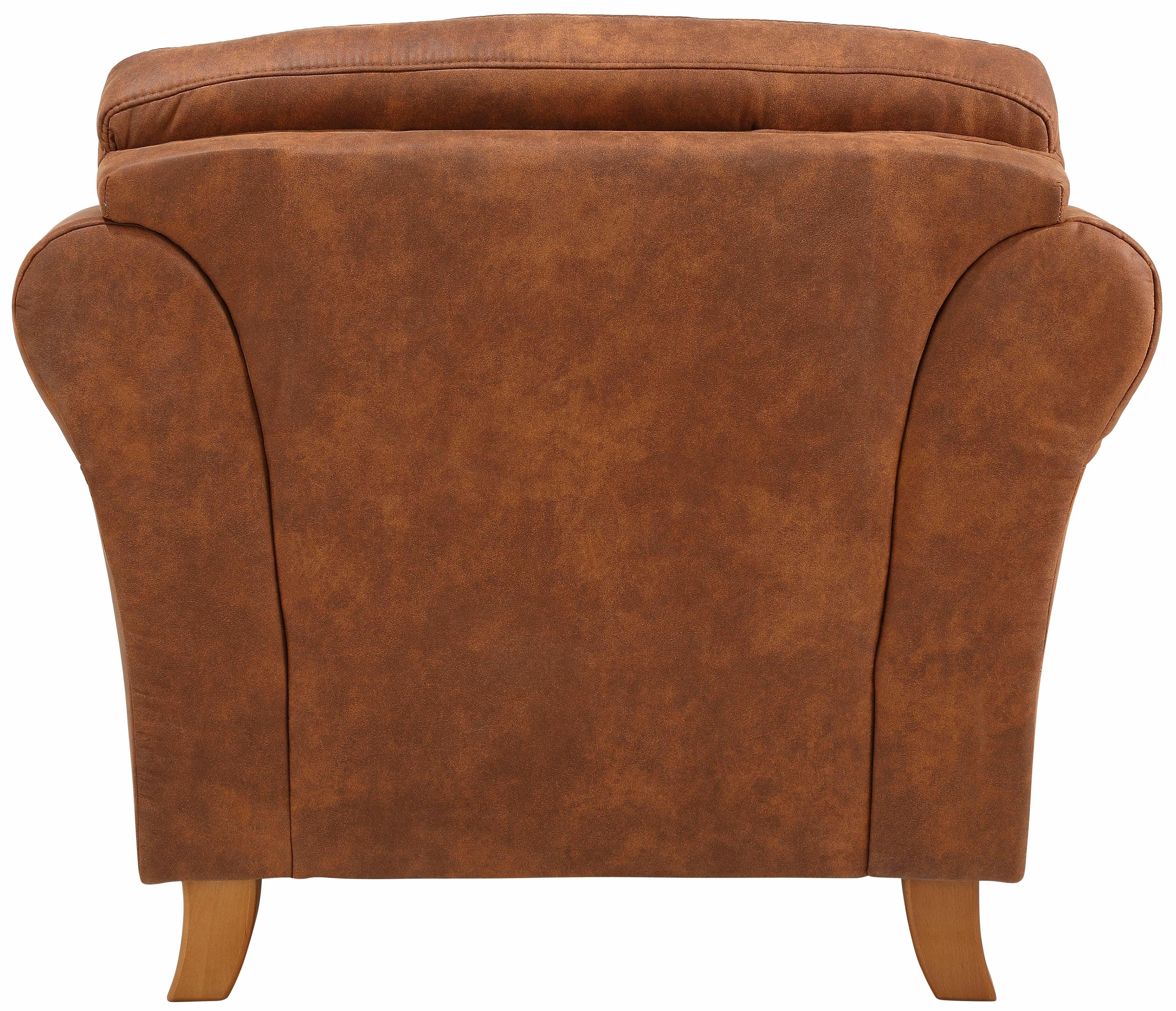 Home affaire Fauteuil Trondheim met binnenvering, capitonnage achter