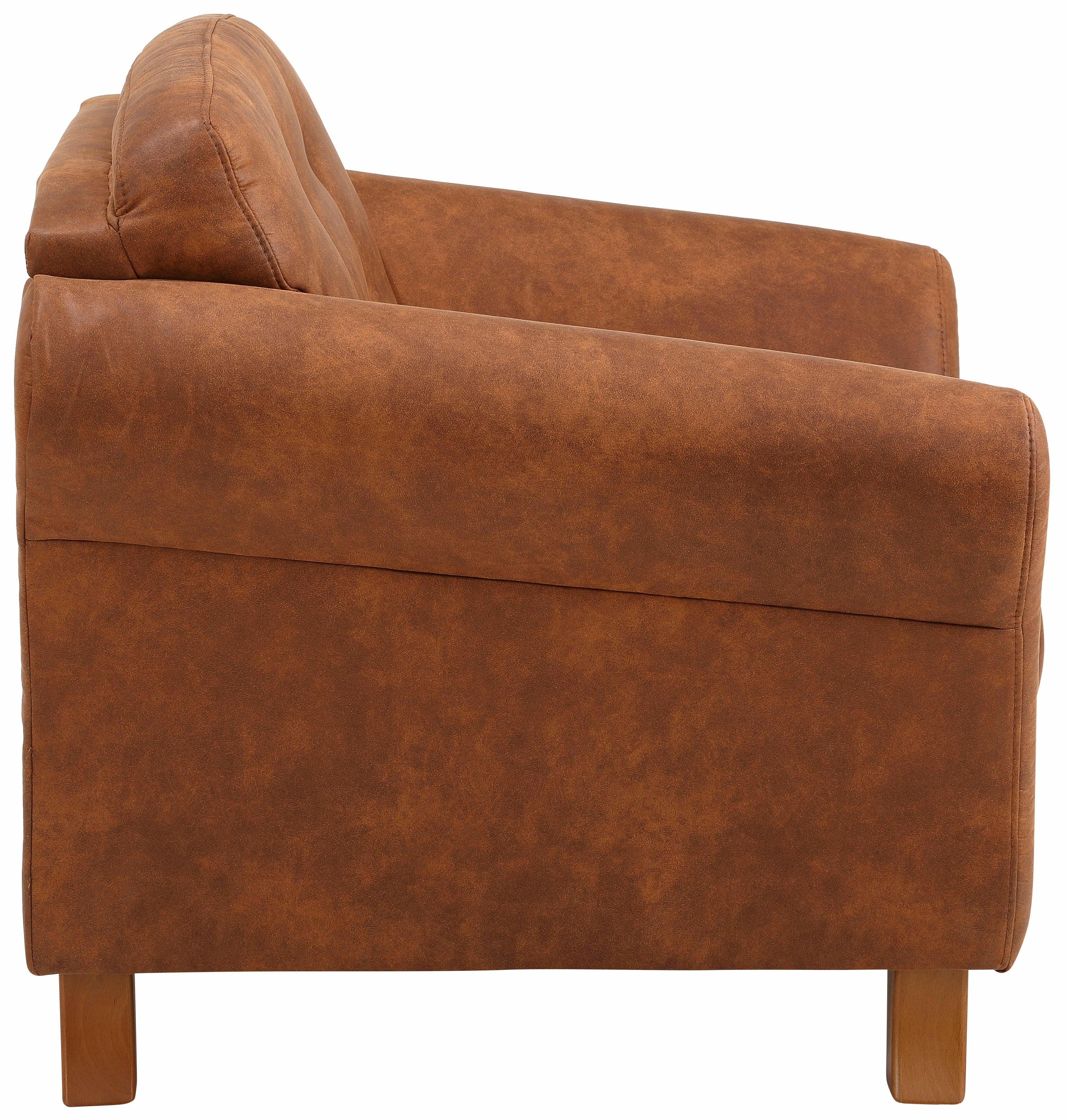 Home affaire Fauteuil Trondheim met binnenvering, capitonnage achter