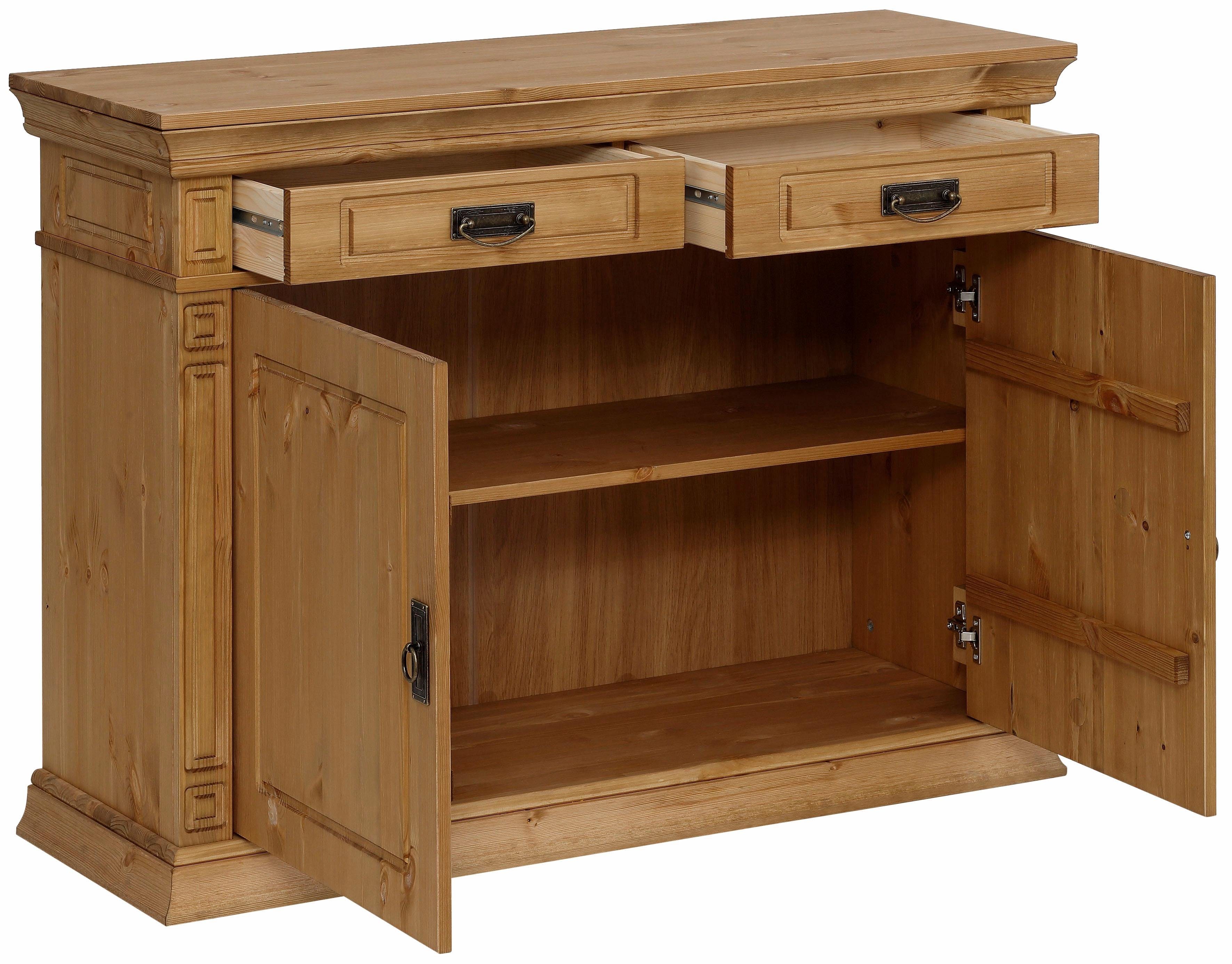 Home affaire Kast Vinales Breedte 112 cm van massief grenen