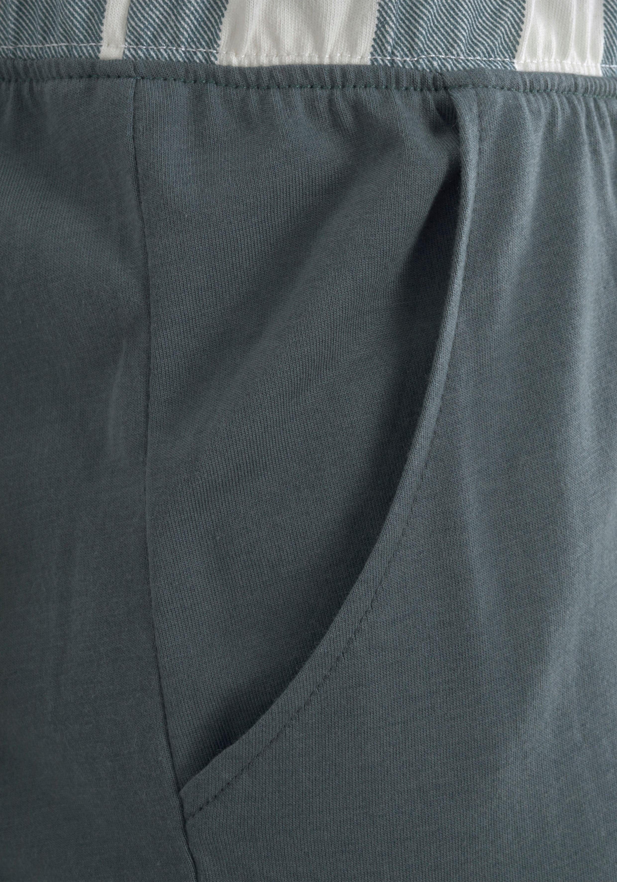Vivance Dreams Pyjama in overhemd-look (2-delig, 1 stuk)