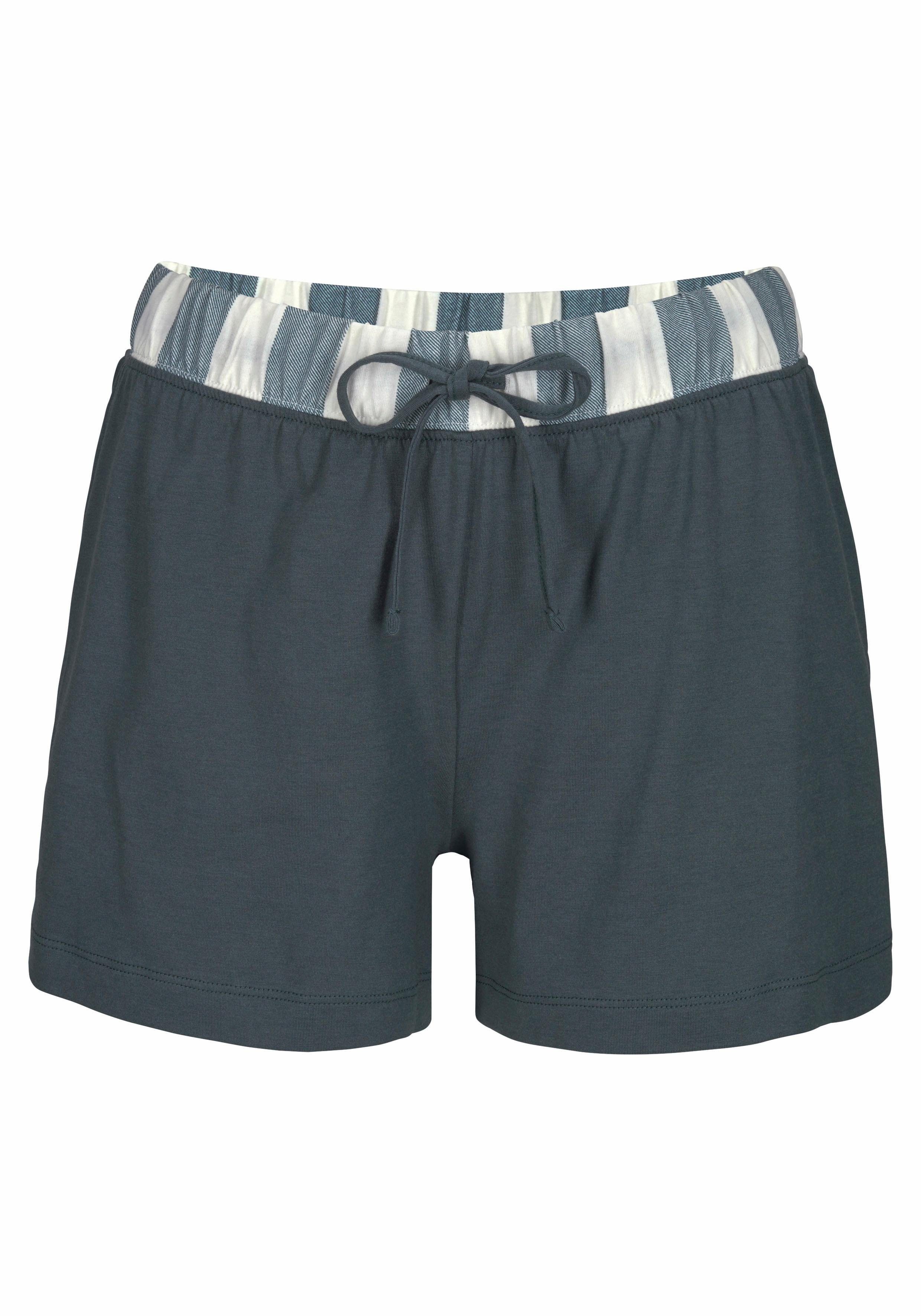 Vivance Dreams Shortama in overhemd-look (2-delig, 1 stuk)