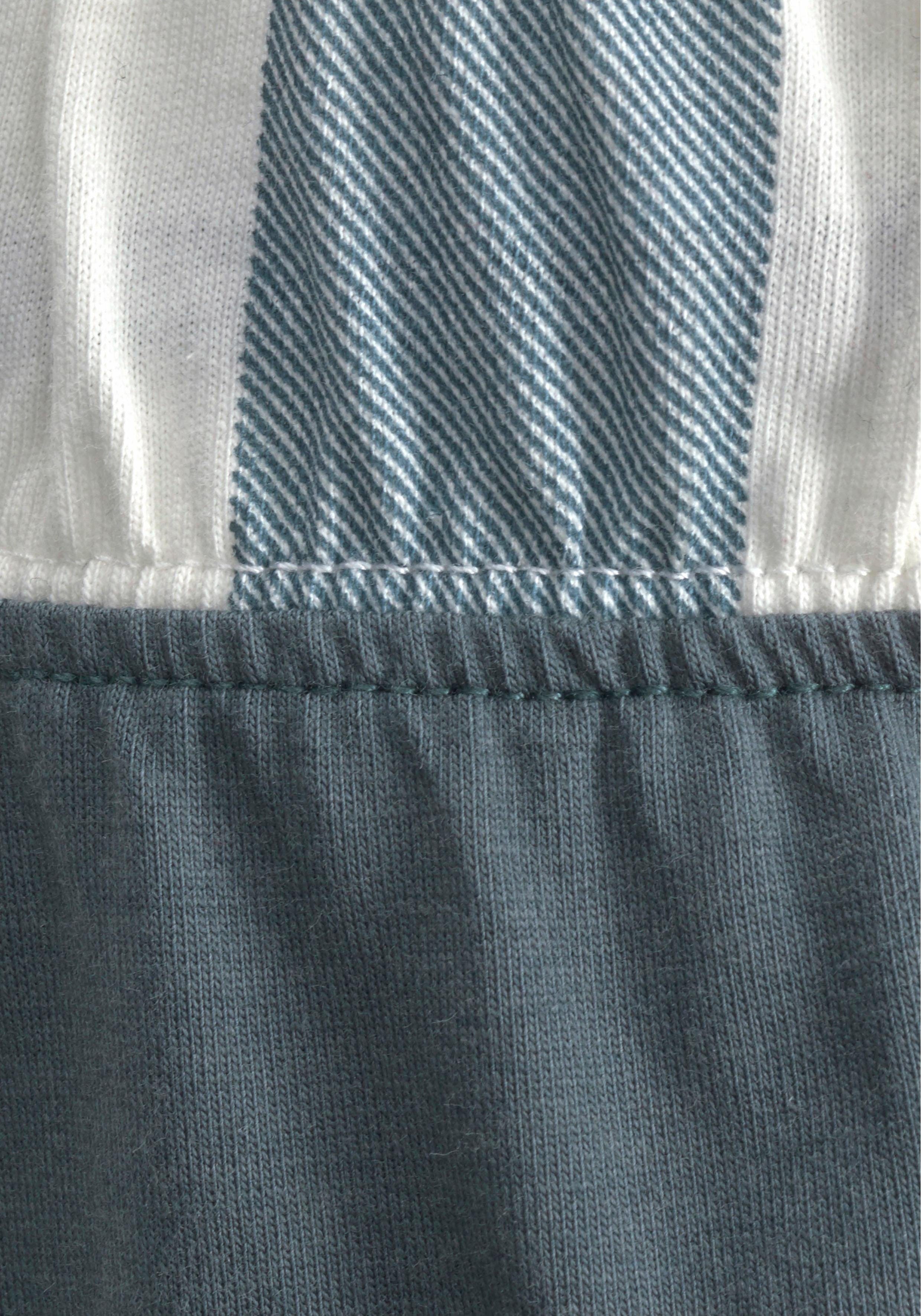 Vivance Dreams Shortama in overhemd-look (2-delig, 1 stuk)