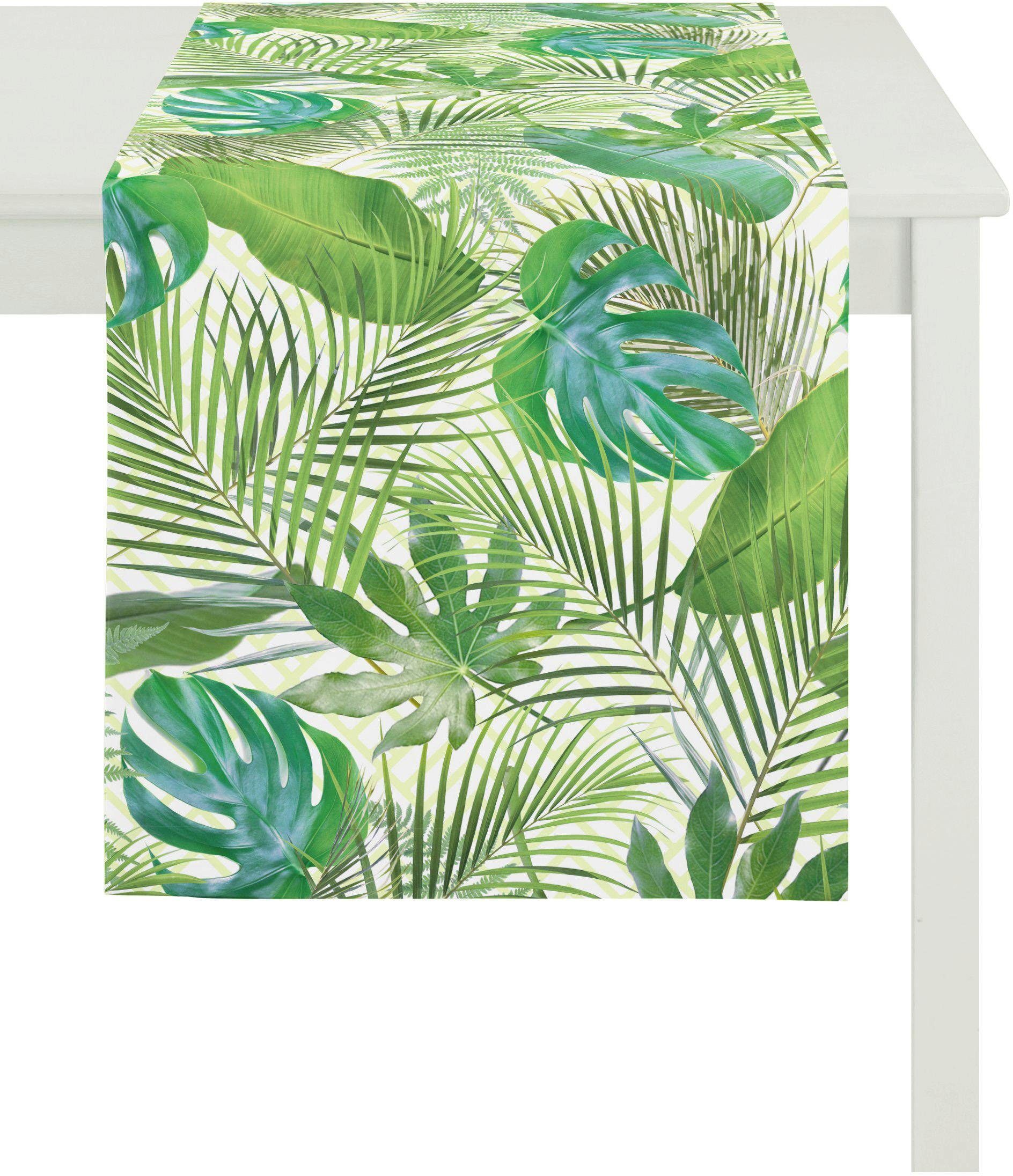 APELT Tafelloper 9586 Summer Garden, zomerdecoratie, zomer (1 stuk) tafelkleden maat 48x140 cm groen