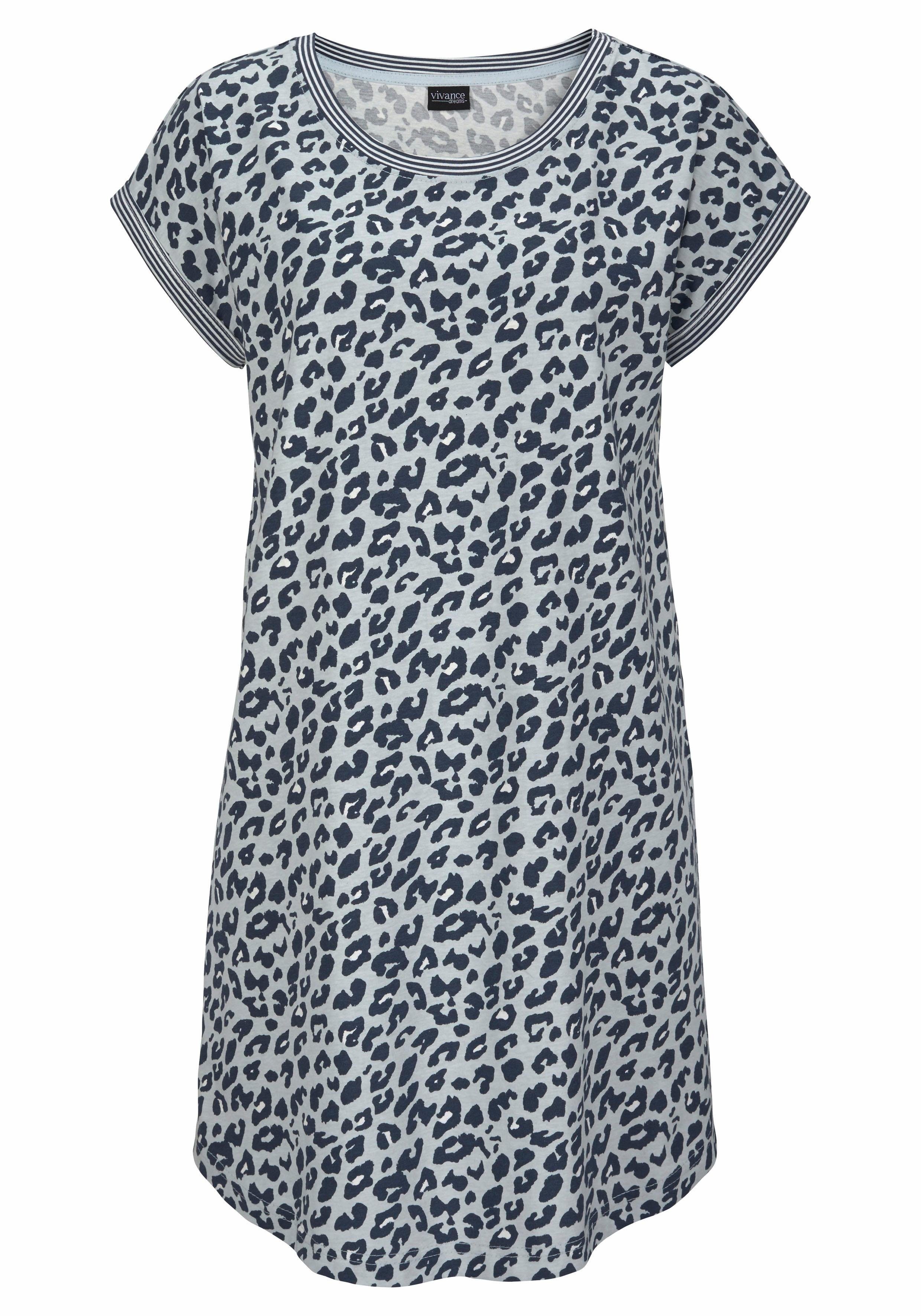 Vivance Dreams Nachthemd met luipaardprint