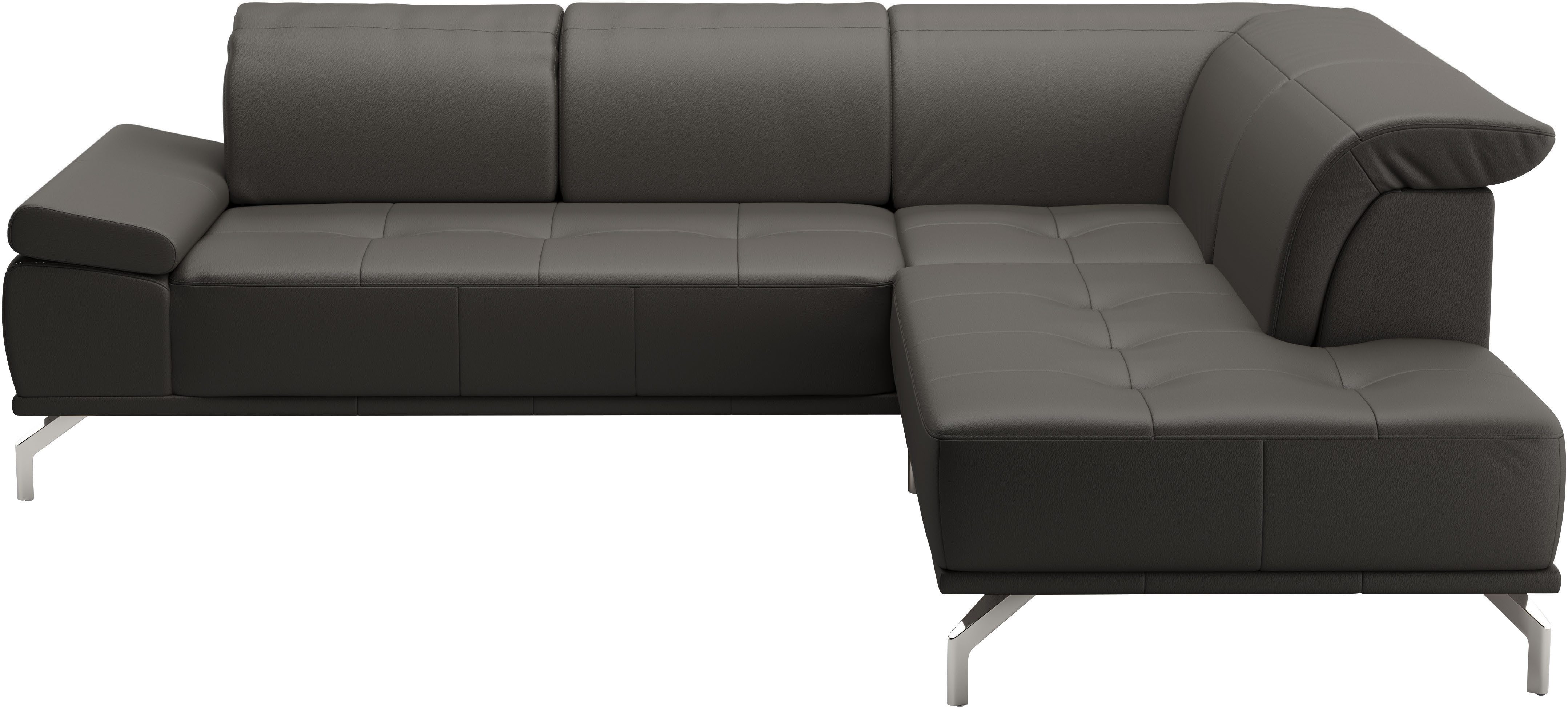 Places of Style Hoekbank Caluna Incl. zitdiepteverstelling, optioneel met hoofd- en armleuningverstelling
