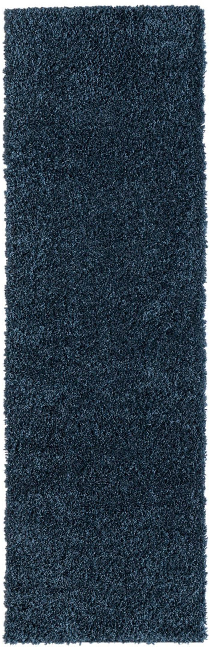 Myflair Möbel & Accessoires Set slaapkamerkleedjes met hoge pool My Shaggy Shaggy, uni-kleuren, licht glanzend, extra fluffy, loper-set