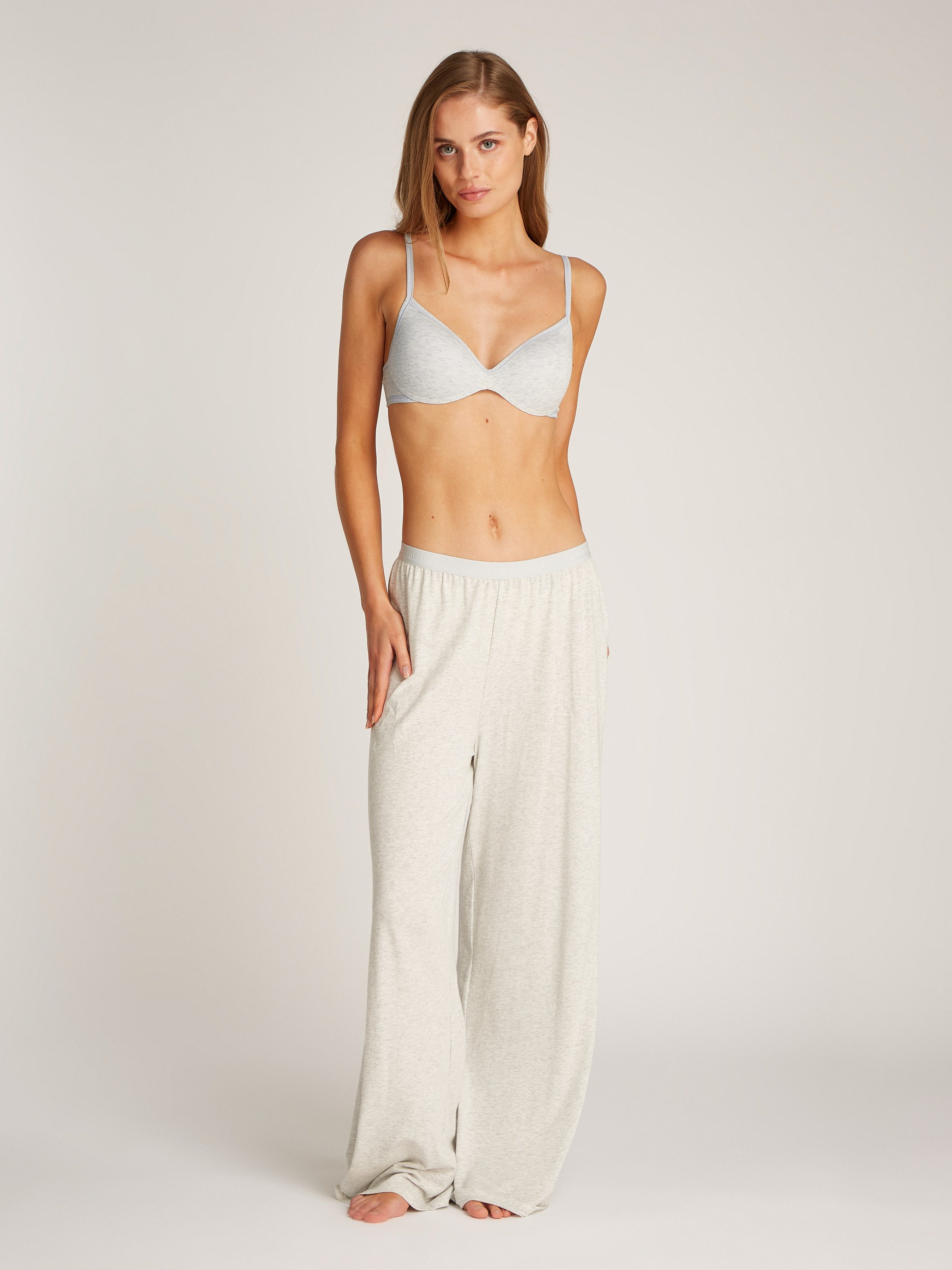 Tommy Hilfiger Underwear Push-up-bh WIRELESS PUSH UP BRA met logo-opdrukken aan de randen