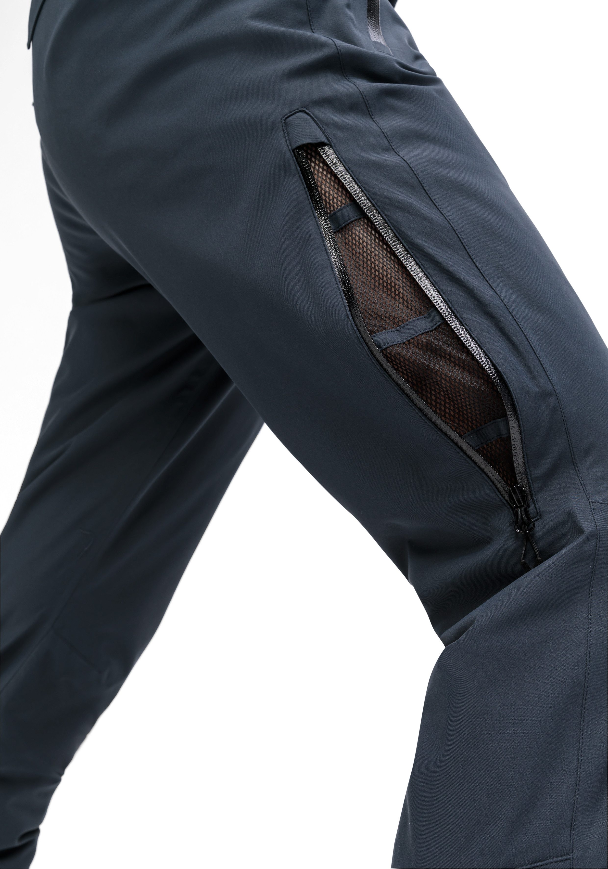 Maier Sports Skibroek Anton Vent slim Heren sneeuwbroek met bretels, wind/waterdicht, slim fit