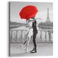 reinders! artprint op hout romance in parijs (1 stuk) zwart
