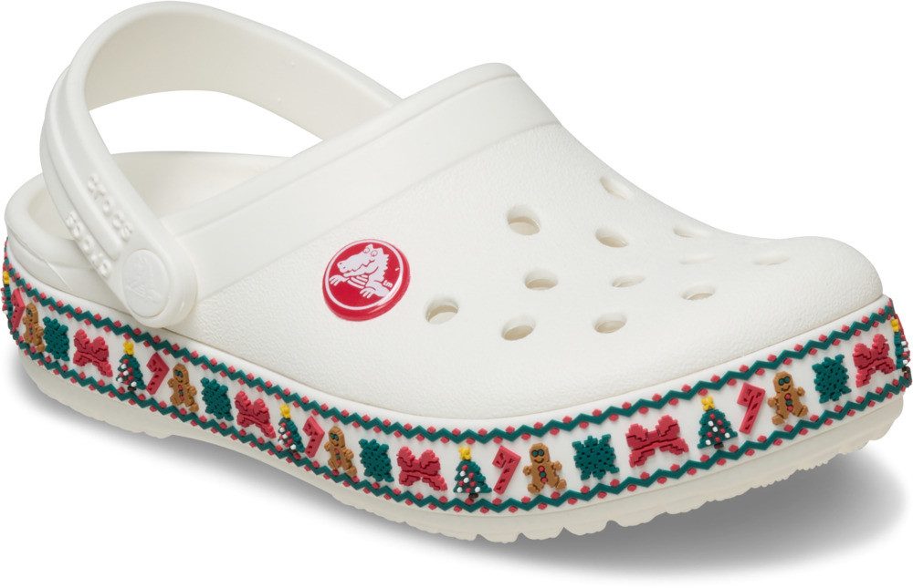Crocs Clogs Crocband Holiday Clog T Kerstschoen, pantoffel met bonte festive print