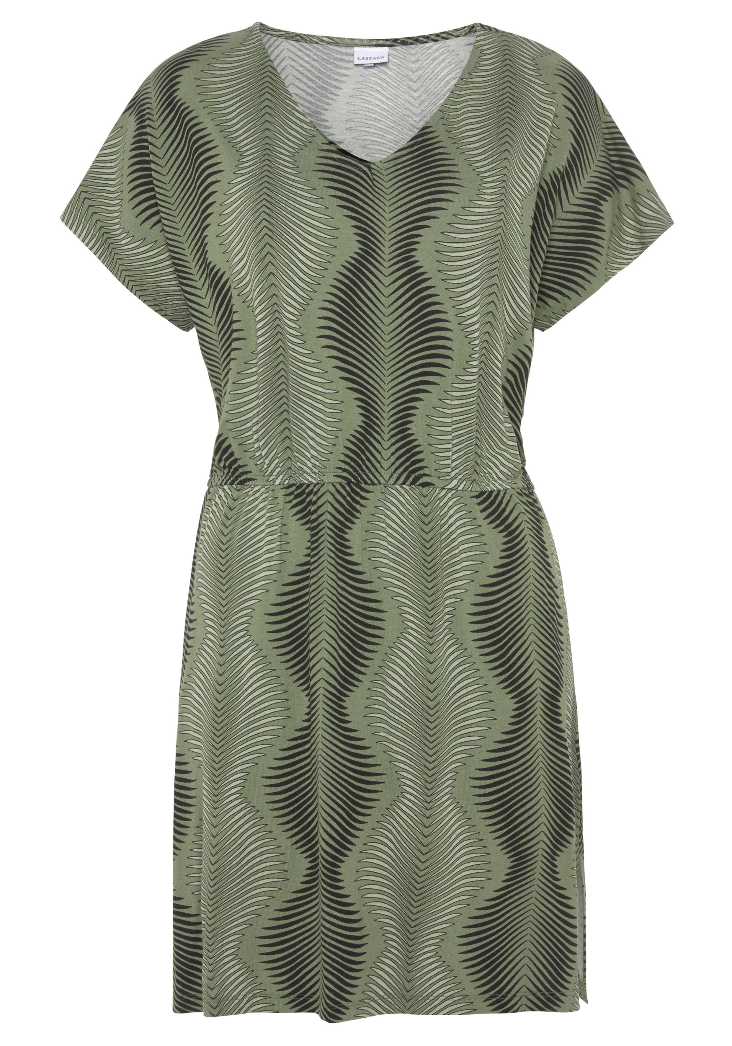 Lascana Nachthemd met grafische print all-over