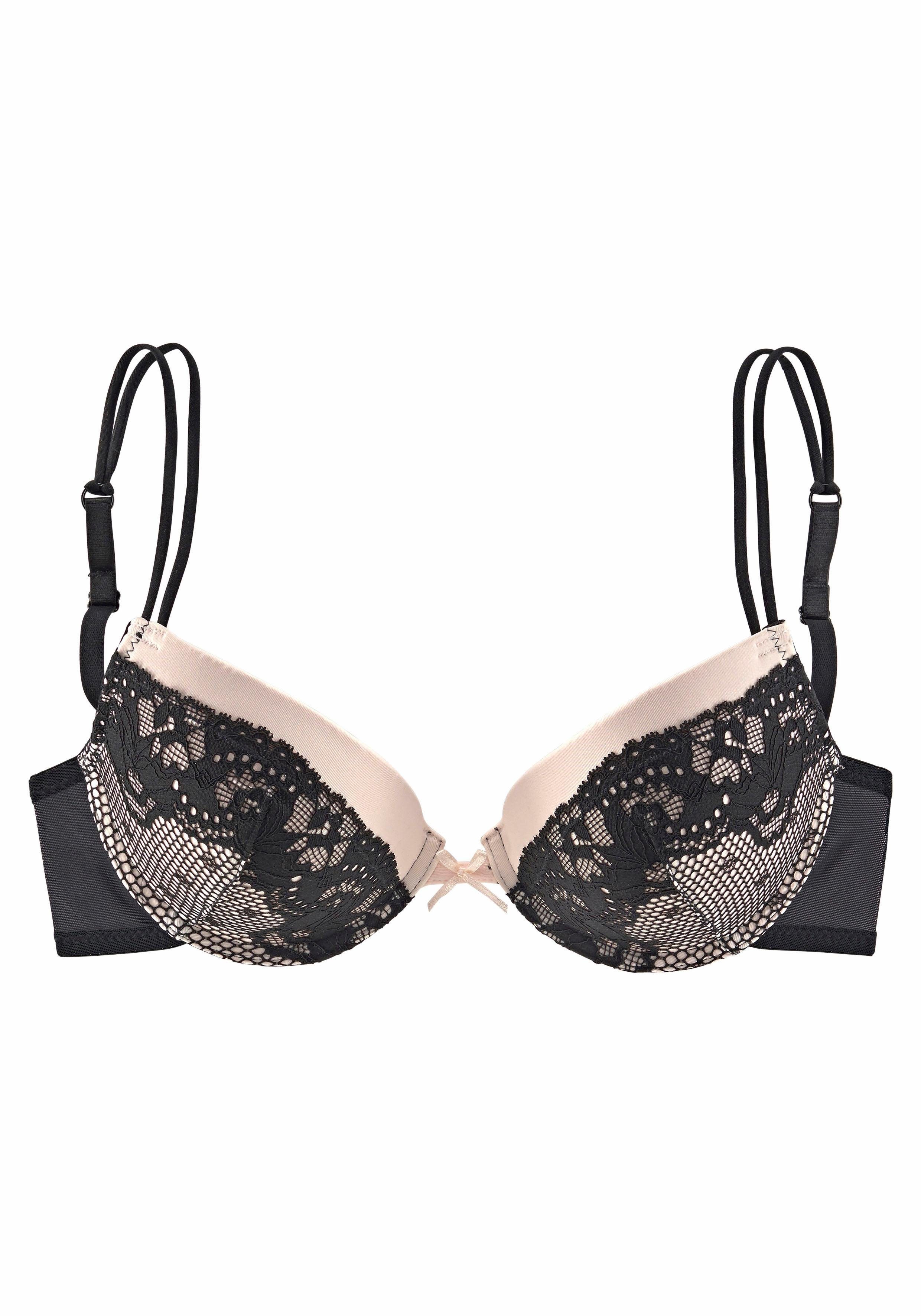 Melrose Set: push-up bh , dessous (set, 2-delig, Met string)