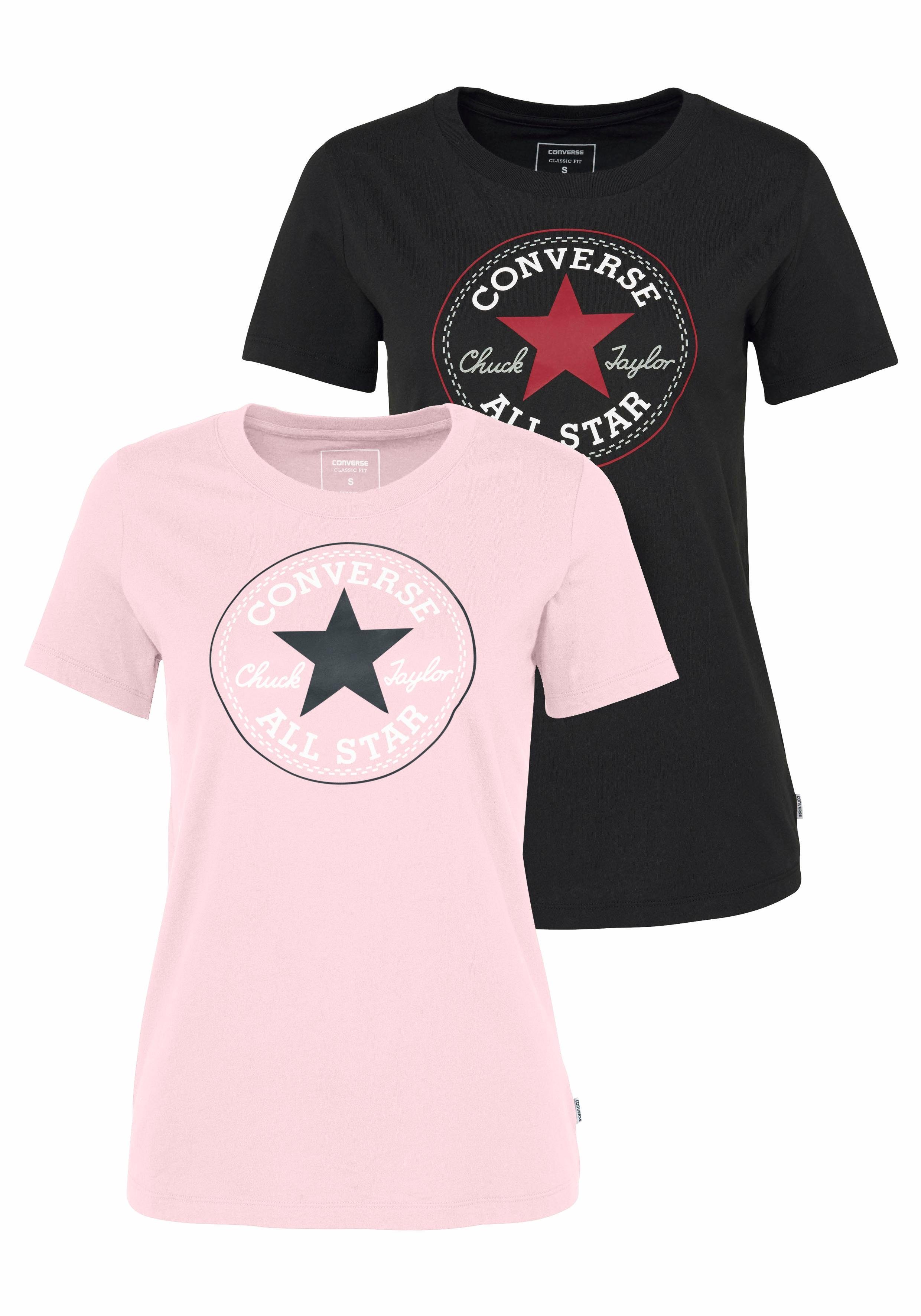converse t shirt pink
