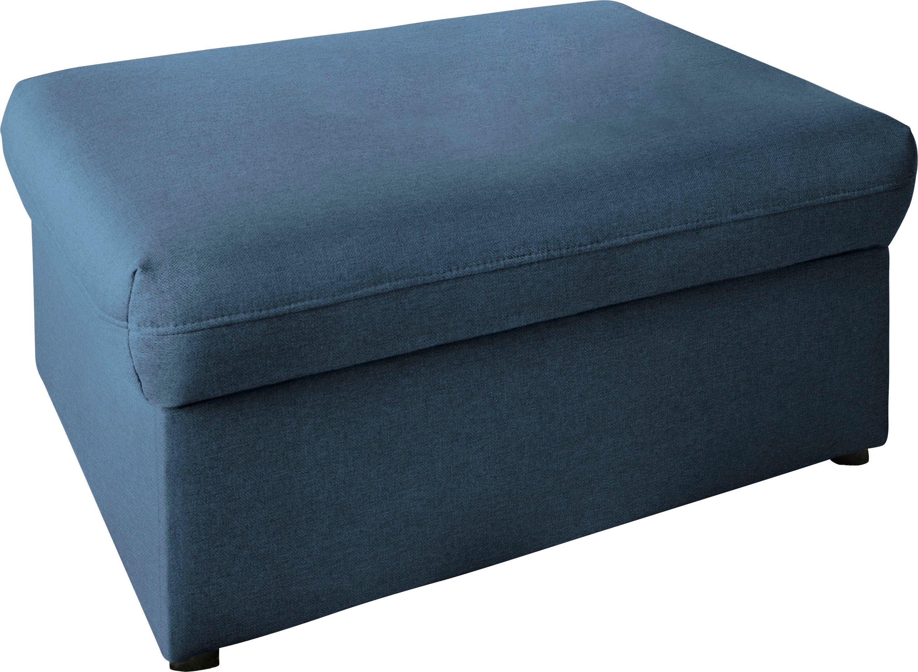 DOMO collection Hocker Topmatras met golfvering, op kunststof glijders