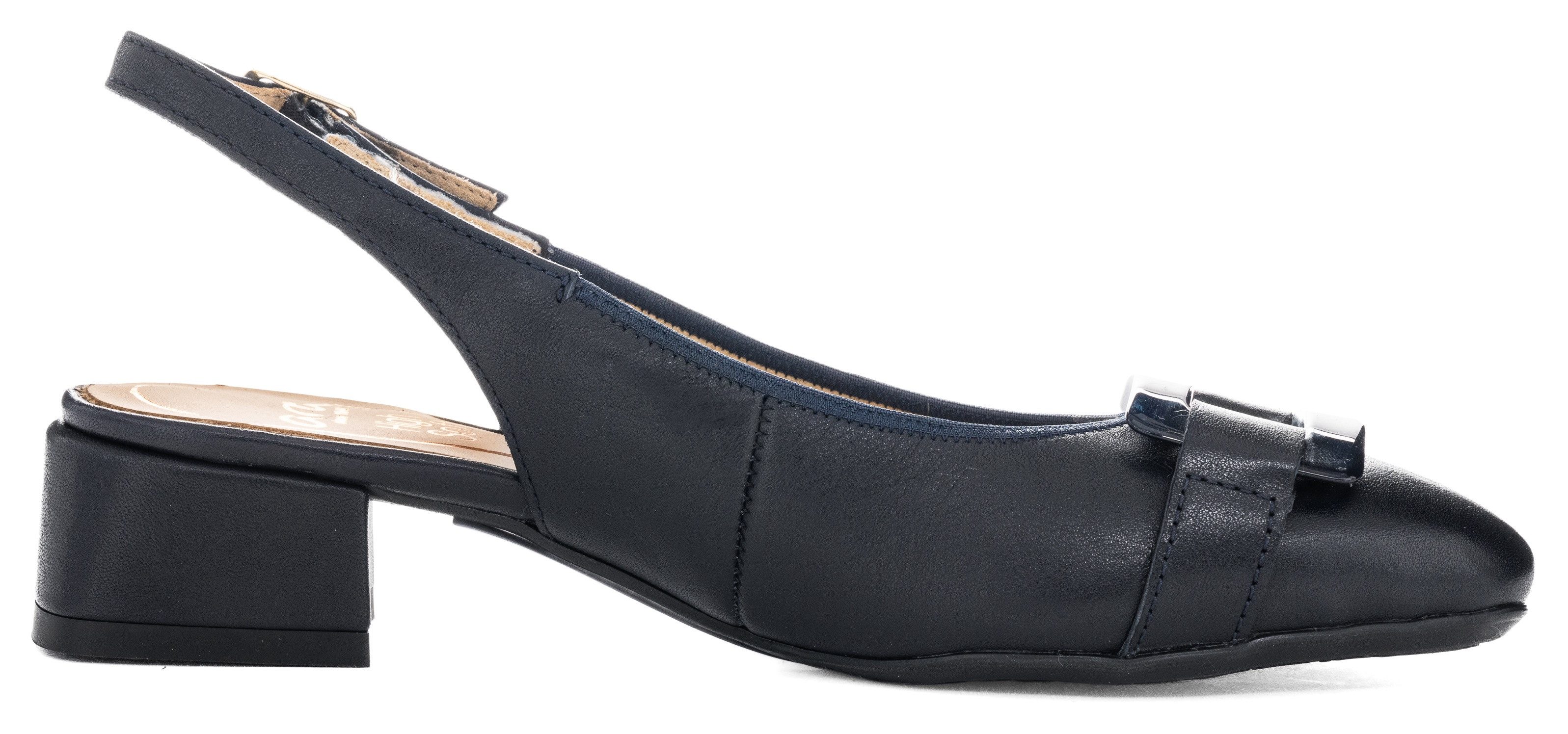 Ara Slingback pumps Graz , sling pumps, feestdag schoen met blokhak, h-breedte