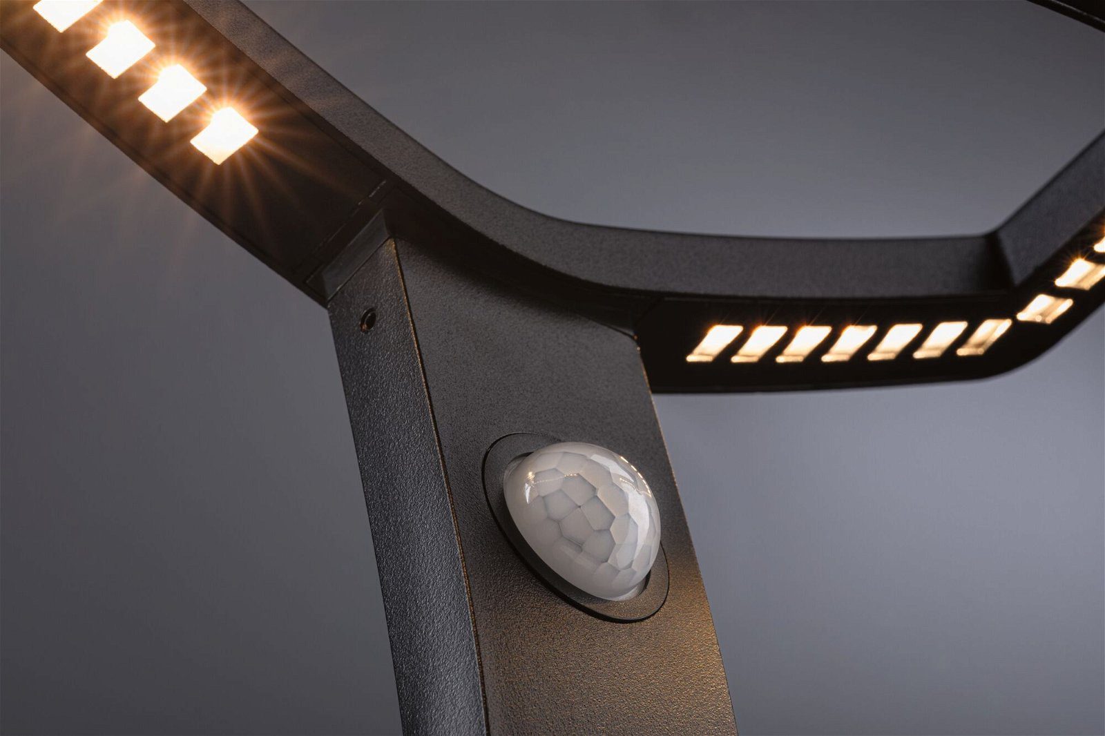Paulmann Led-tuinverlichting Alara IP44 vierkant 665mm 3000K 10W 450lm 230V antraciet metaal (1 stuk)