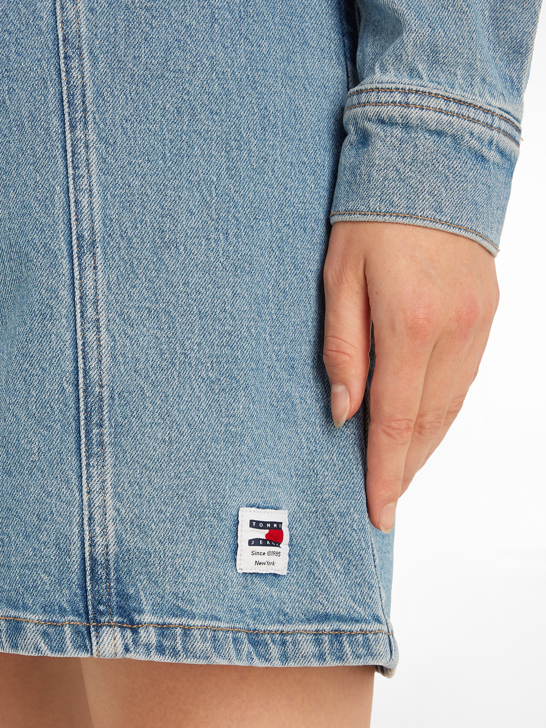 TOMMY JEANS Blousejurk ALINE LS DRESS CH6119 EXT
