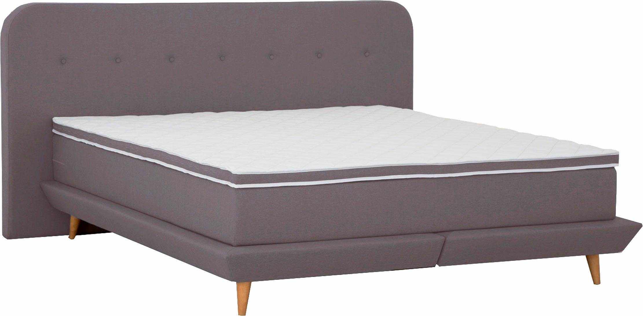 andas Boxspring Premium Stiksels met capitonnage, incl. topmatras