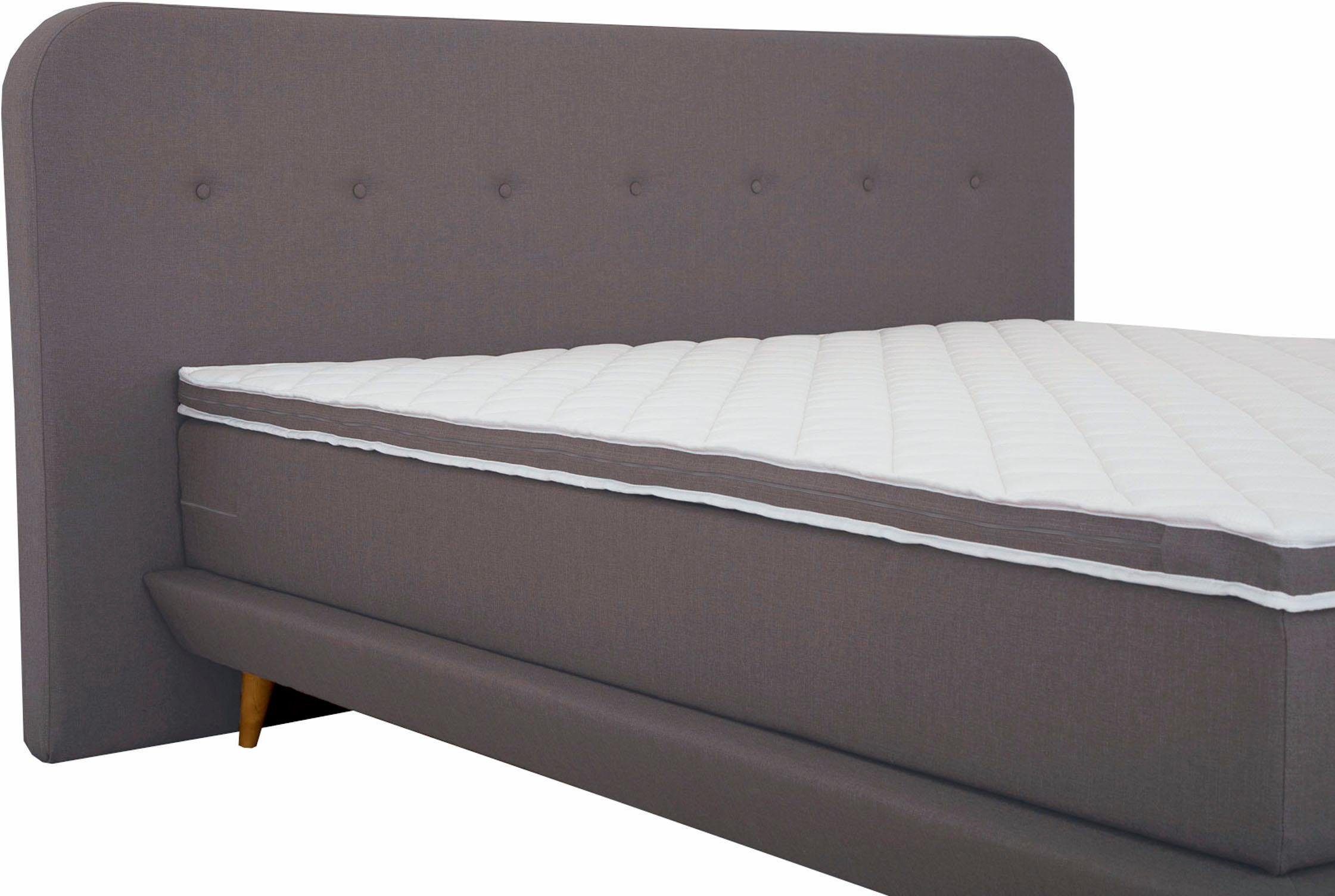 andas Boxspring Premium Stiksels met capitonnage, incl. topmatras