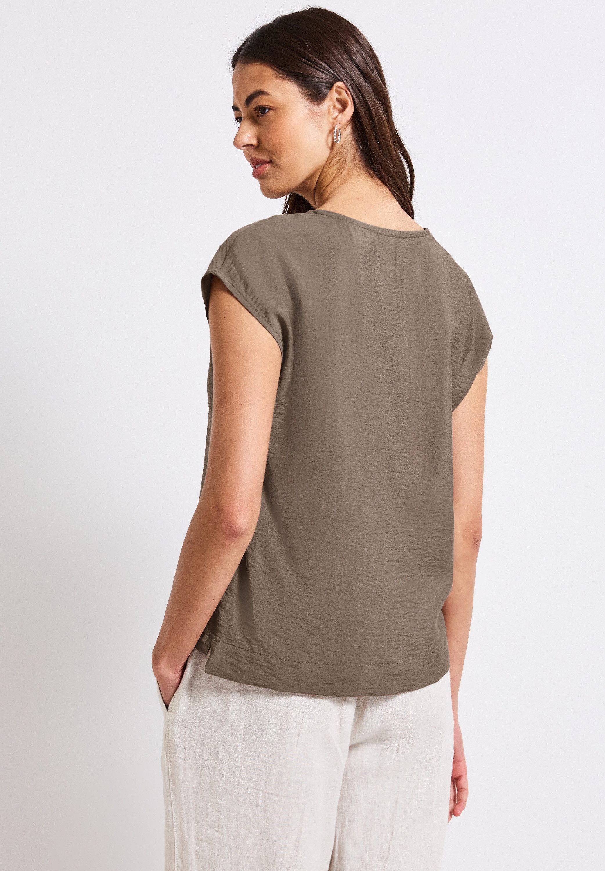 STREET ONE Shirtblouse met v-hals