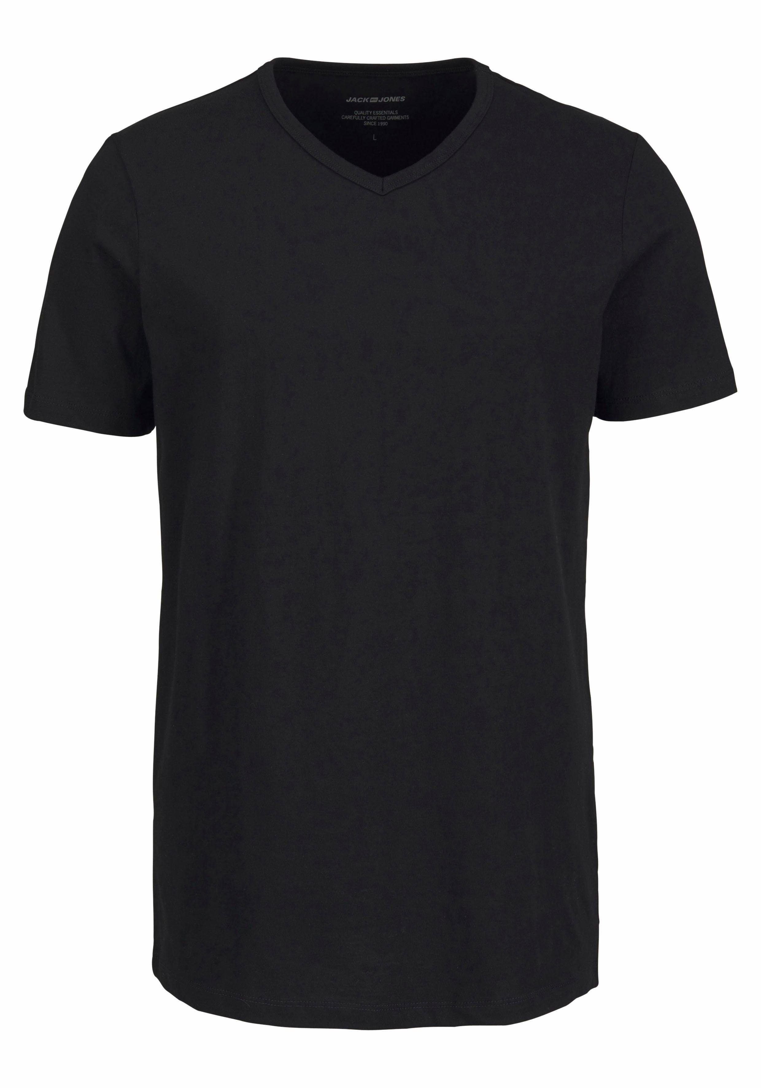 Jack & Jones T-shirt V-hals (Set van 2)