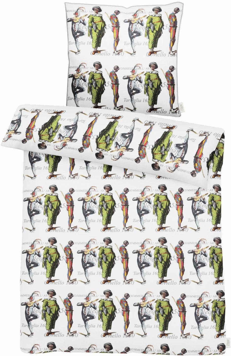 APELT Overtrekset Felix met vele figuren (2-delig)
