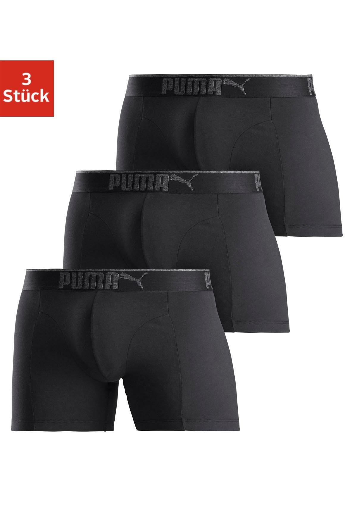 PUMA Boxershort Lifestyle Sueded Cotton Boxer 3P (3 stuks)