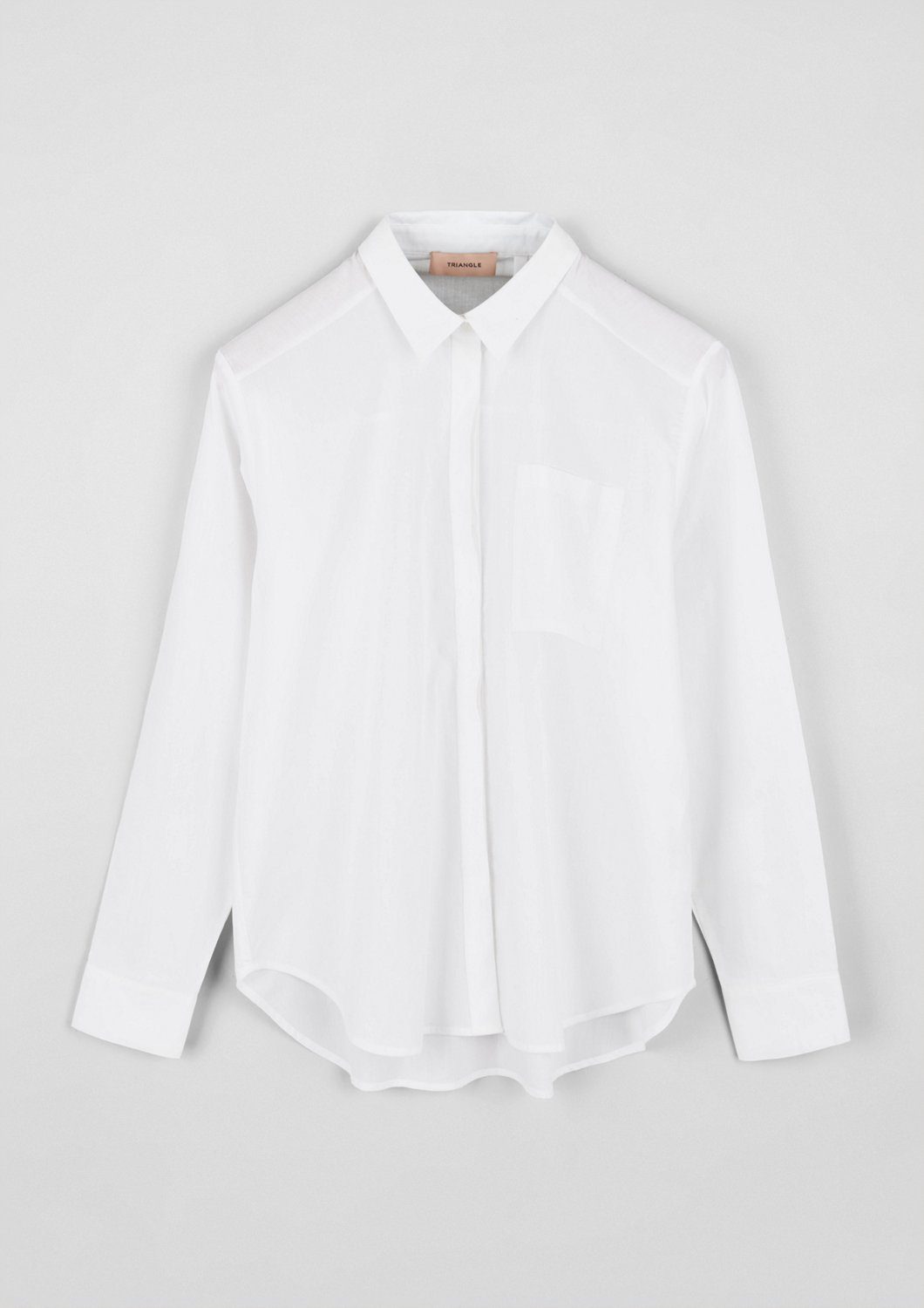 Triangle NU 15% KORTING: TRIANGLE Eenvoudige blouse van chambray