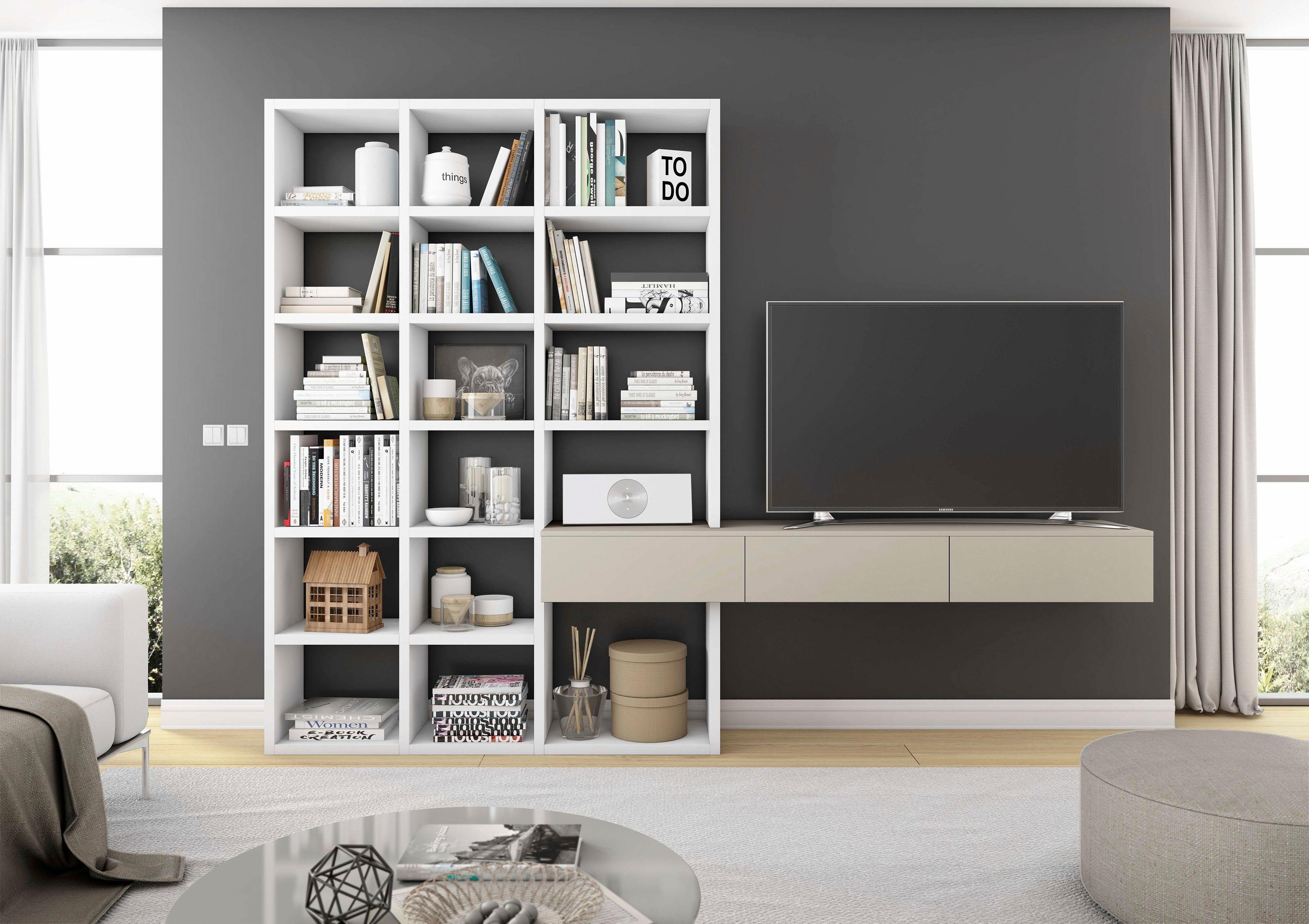 fif möbel Wandmeubel TORO 660 tv-wandmeubels beige