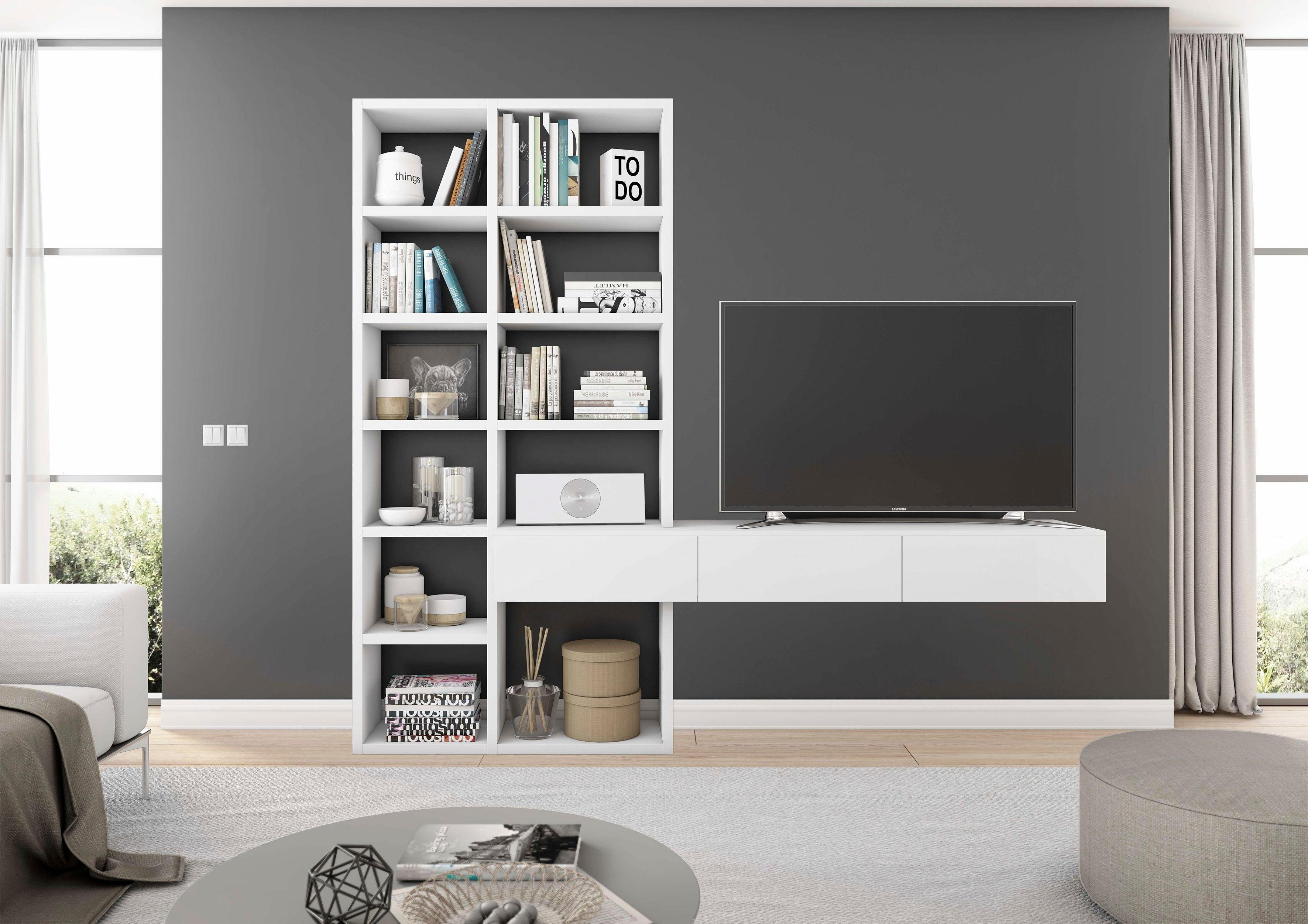 fif möbel Wandmeubel TORO 670 tv-wandmeubels beige