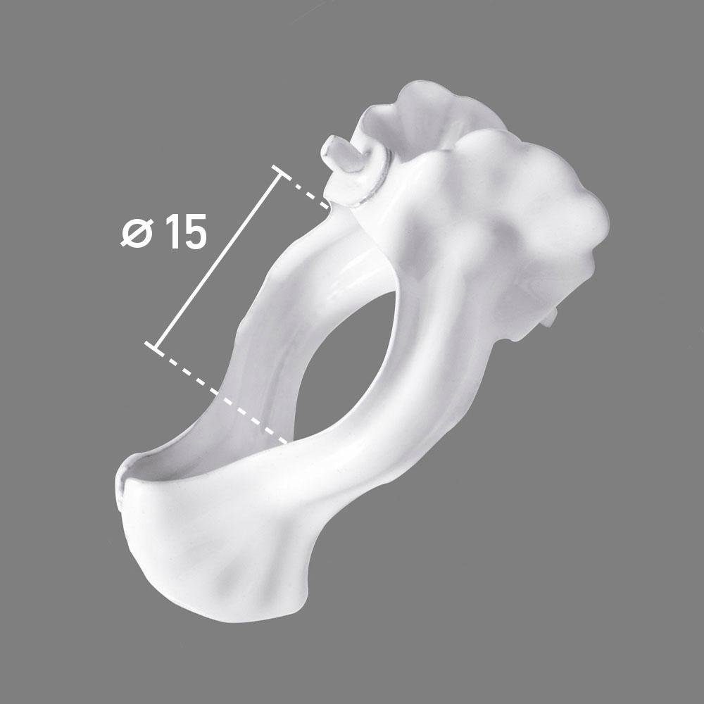 Good Life Deco-klem Lale voor schijfstangen tot ø 10 mm (set, 10 stuks)