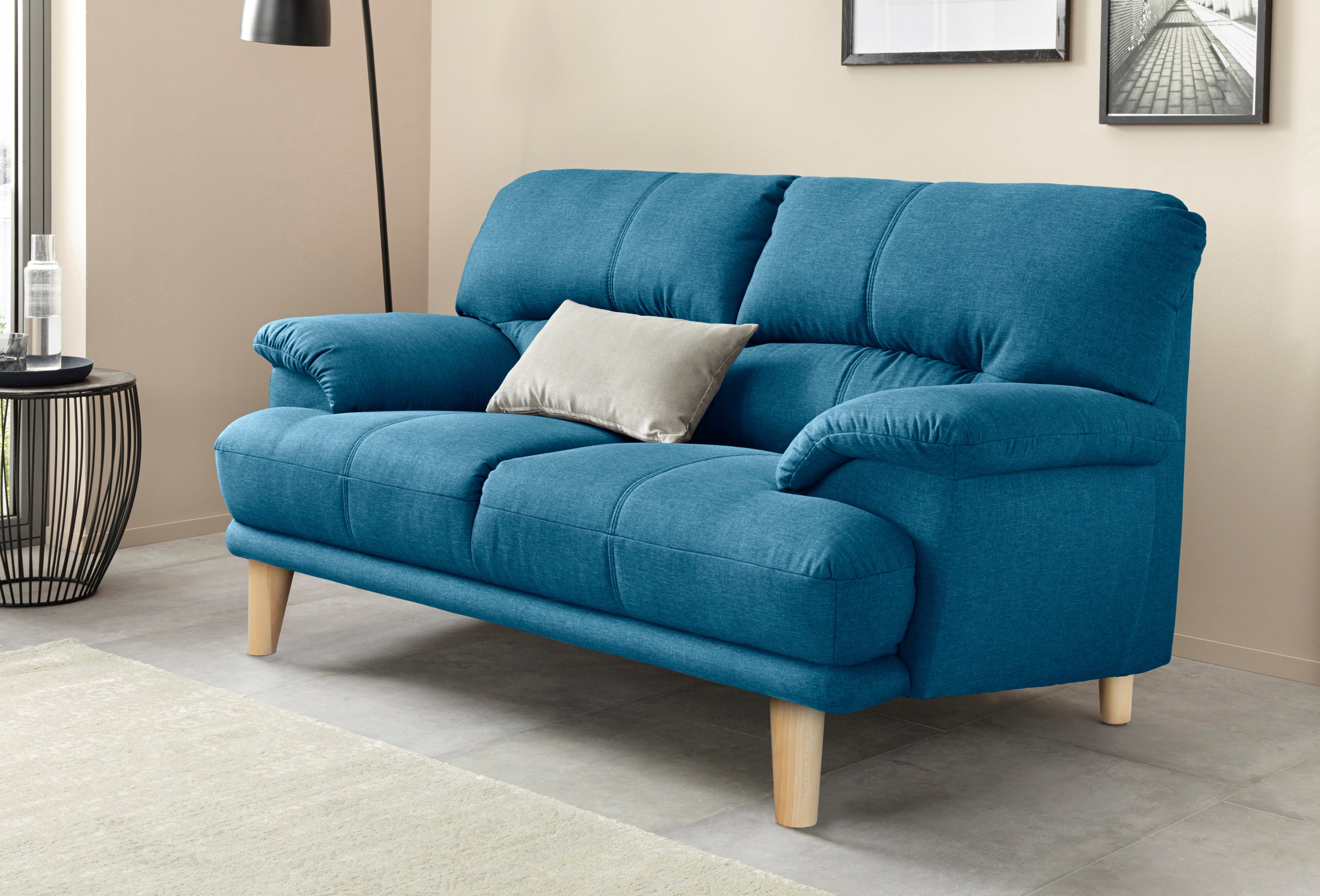 TRENDMANUFAKTUR 2-zitsbank Cecilia, Italiaans design, geweldige details hoog zitcomfort en extra comfortabele armleuningen