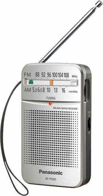 Panasonic RF-P50D Draagbaar Digitaal Zilver radio