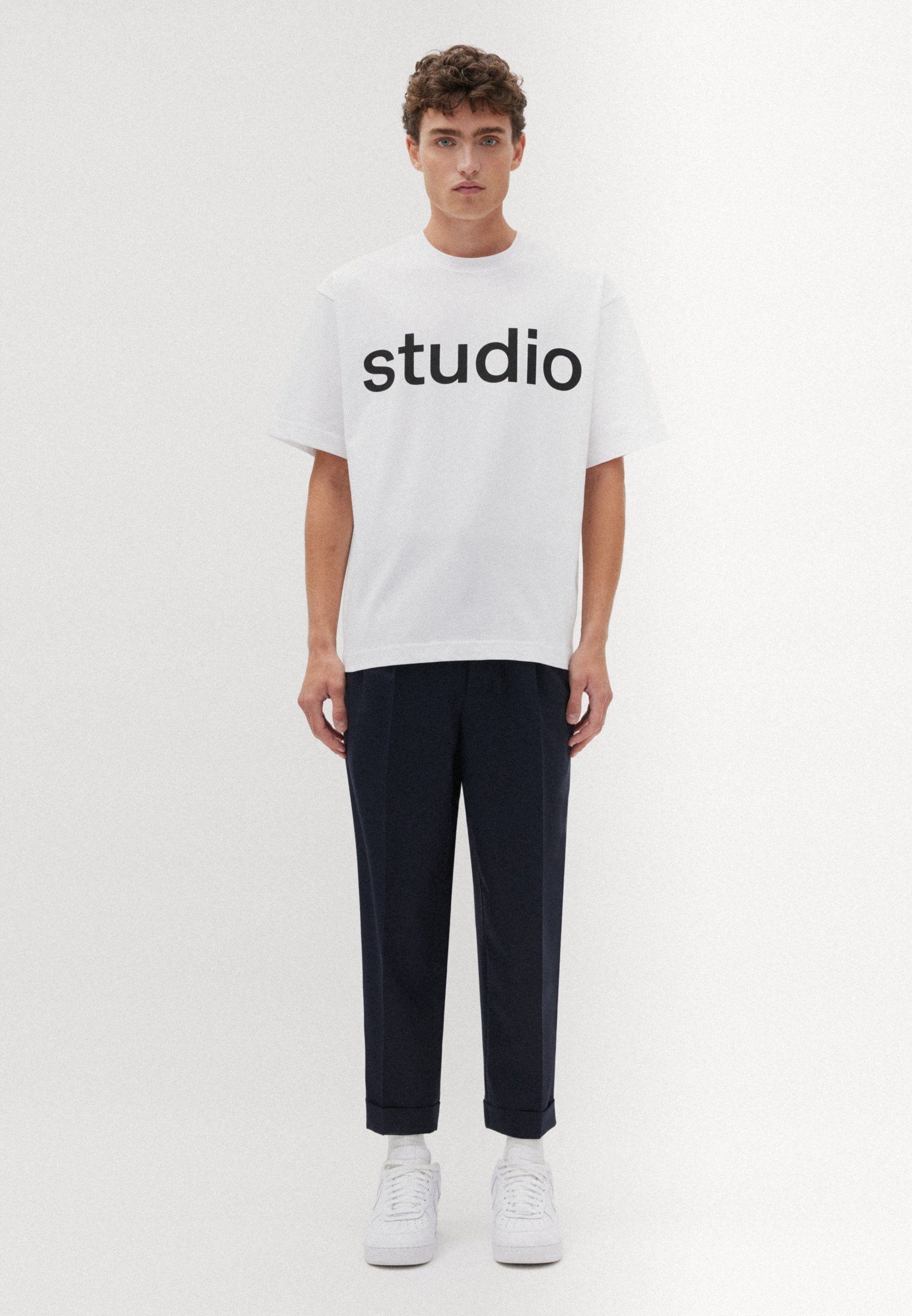 studio seidensticker T-shirt Studio Ronde hals