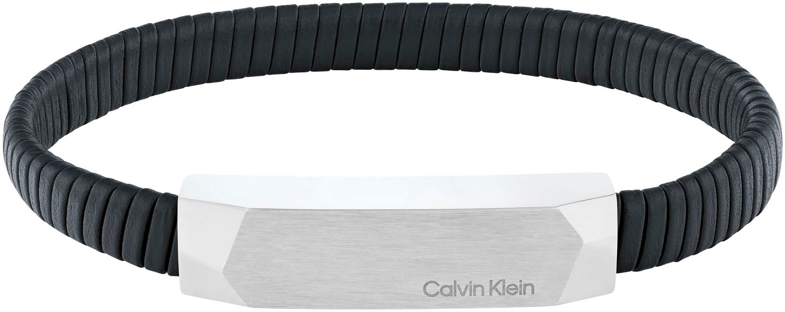 Calvin Klein Leren armband MAGNIFY, 35100012