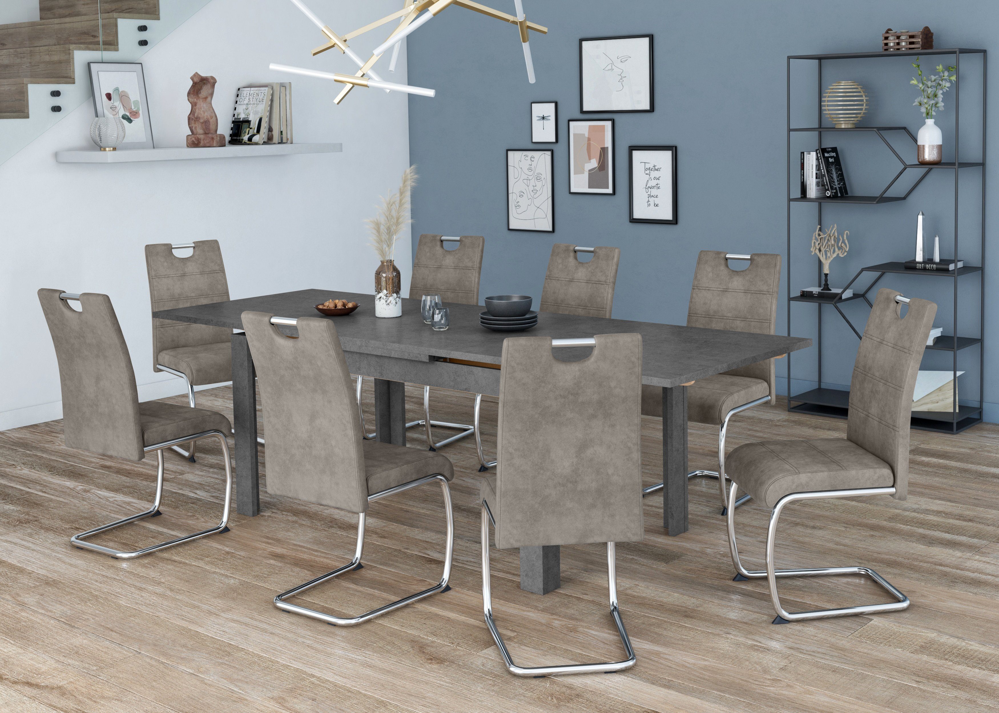 Mäusbacher Eettafel Monti BESTSELLER!, tafel, keukentafel, uitschuifbare tafel tot 280 cm