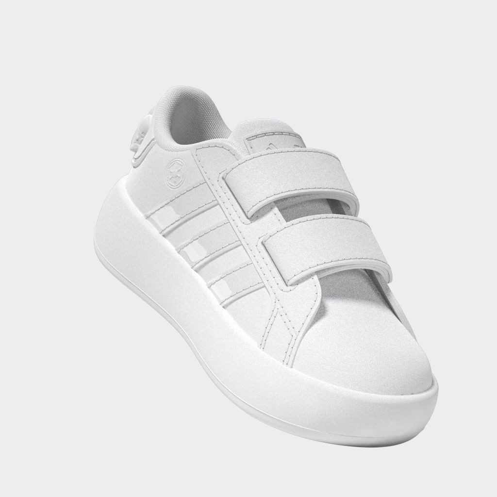 adidas Sportswear Klittenbandschoenen ADIDAS STAR WARS KIDS GRAND COURT 2.0 SCHOEN Design geïnspireerd op de adidas Superstar, voor kinderen
