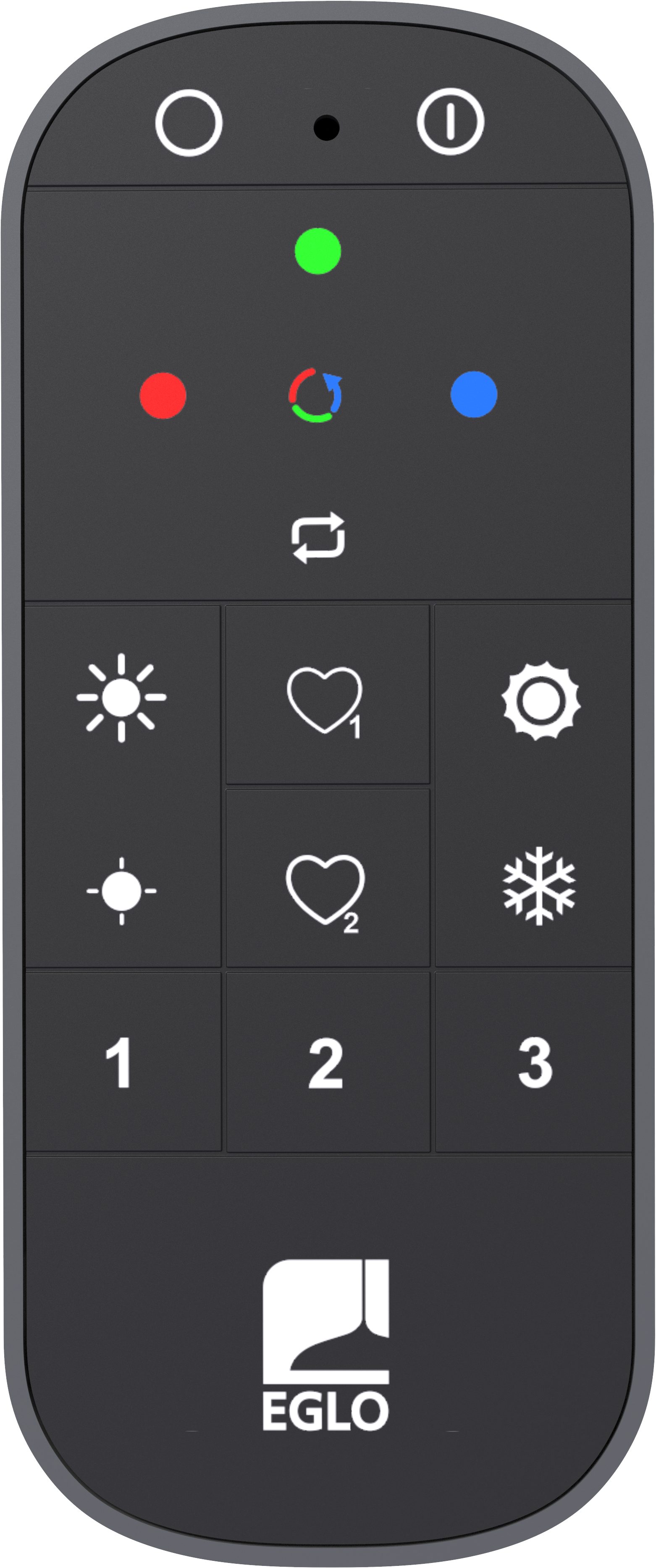 EGLO Slim-Home-afstandsbediening CONNECT Z REMOTE Fernbedienung, Zubehör, ZigBee 3.0, batteriebetrieben EGLO Connect Z afstandsbediening (1 stuk)