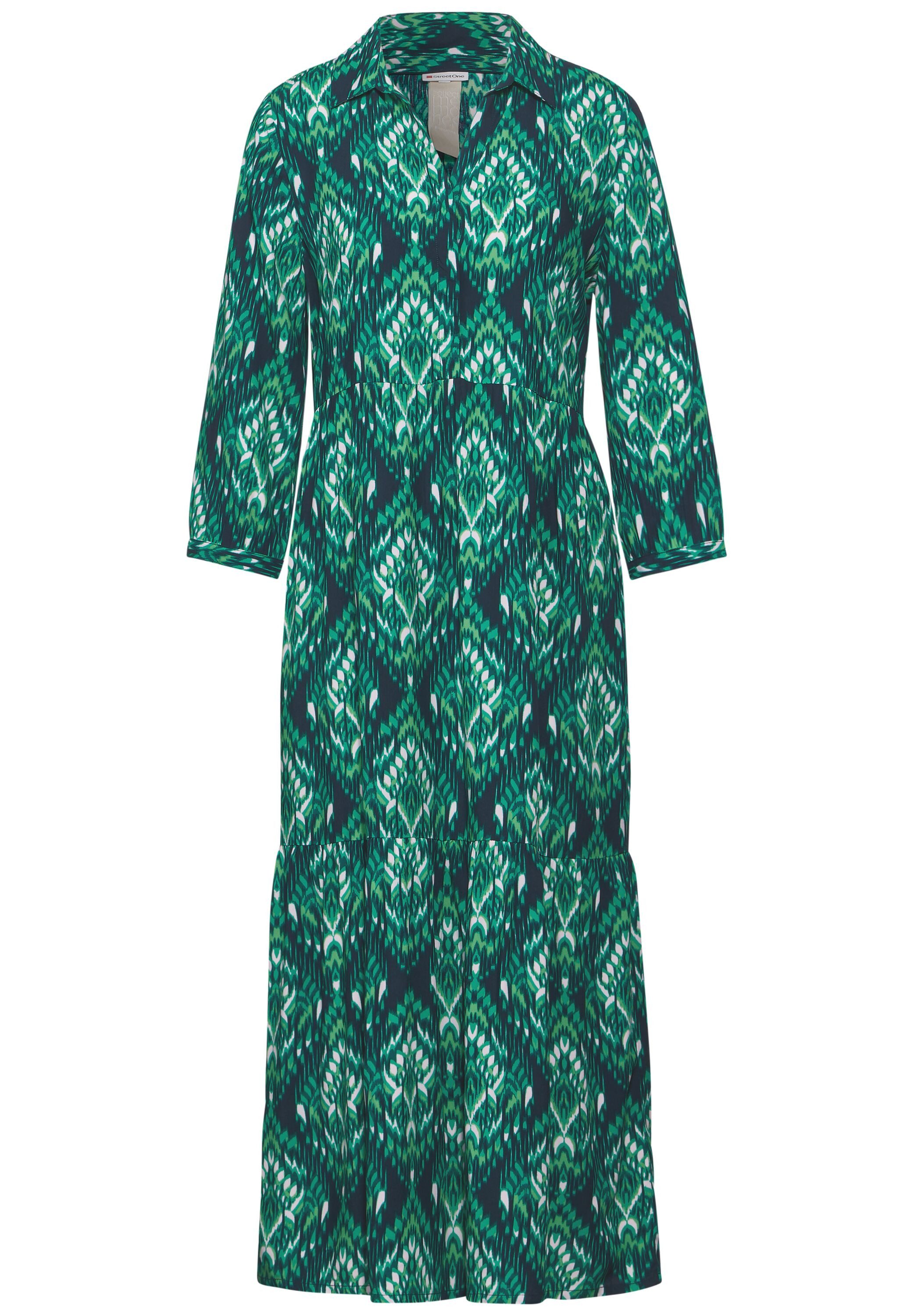 STREET ONE Midi-jurk met print all-over
