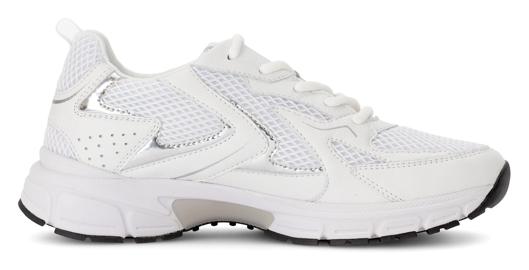 Gabor Sneakers met sleehak Florence , vrijetijdsschoen, lage schoen, veterschoen in comfortwijdte g (= breed)