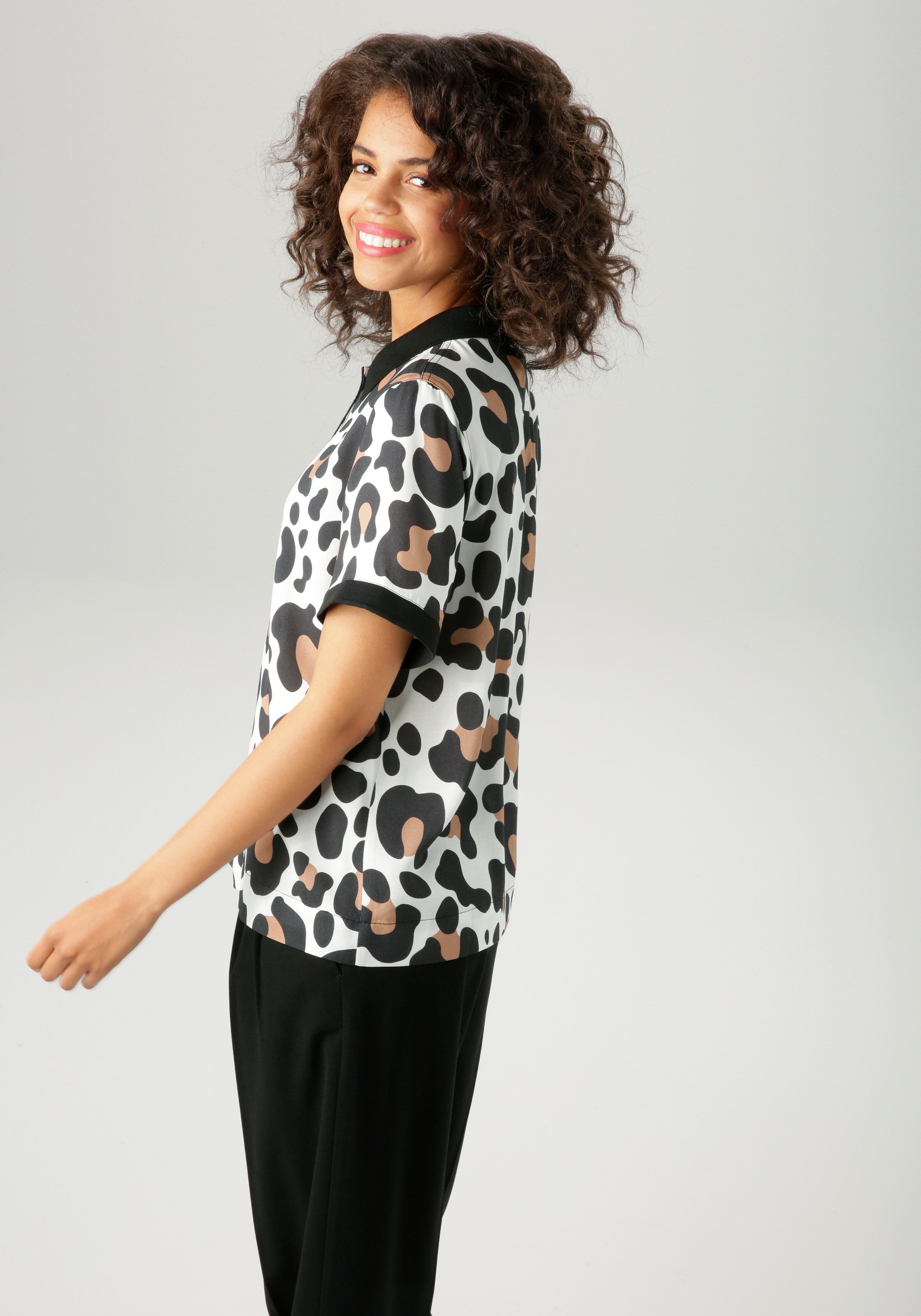 Aniston CASUAL Blouse met korte mouwen