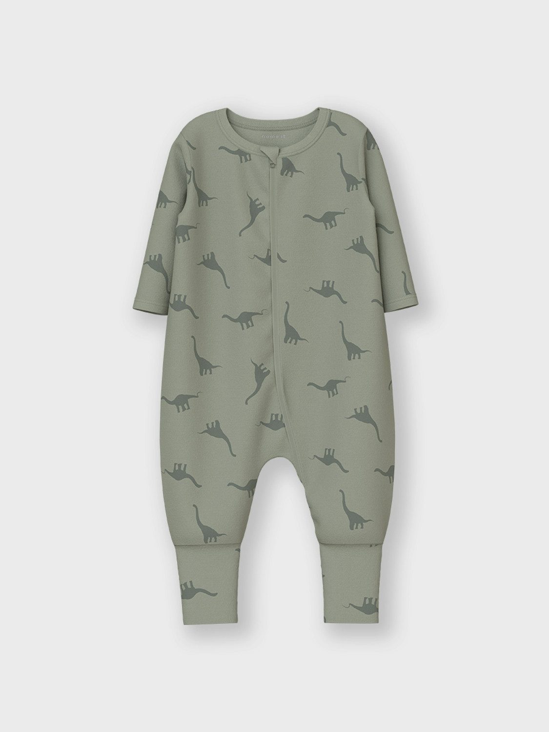 Name It Pyjama NBMNIGHTSUIT 2P ZIP FF GREEN DINO NOOS (set, 2-delig)