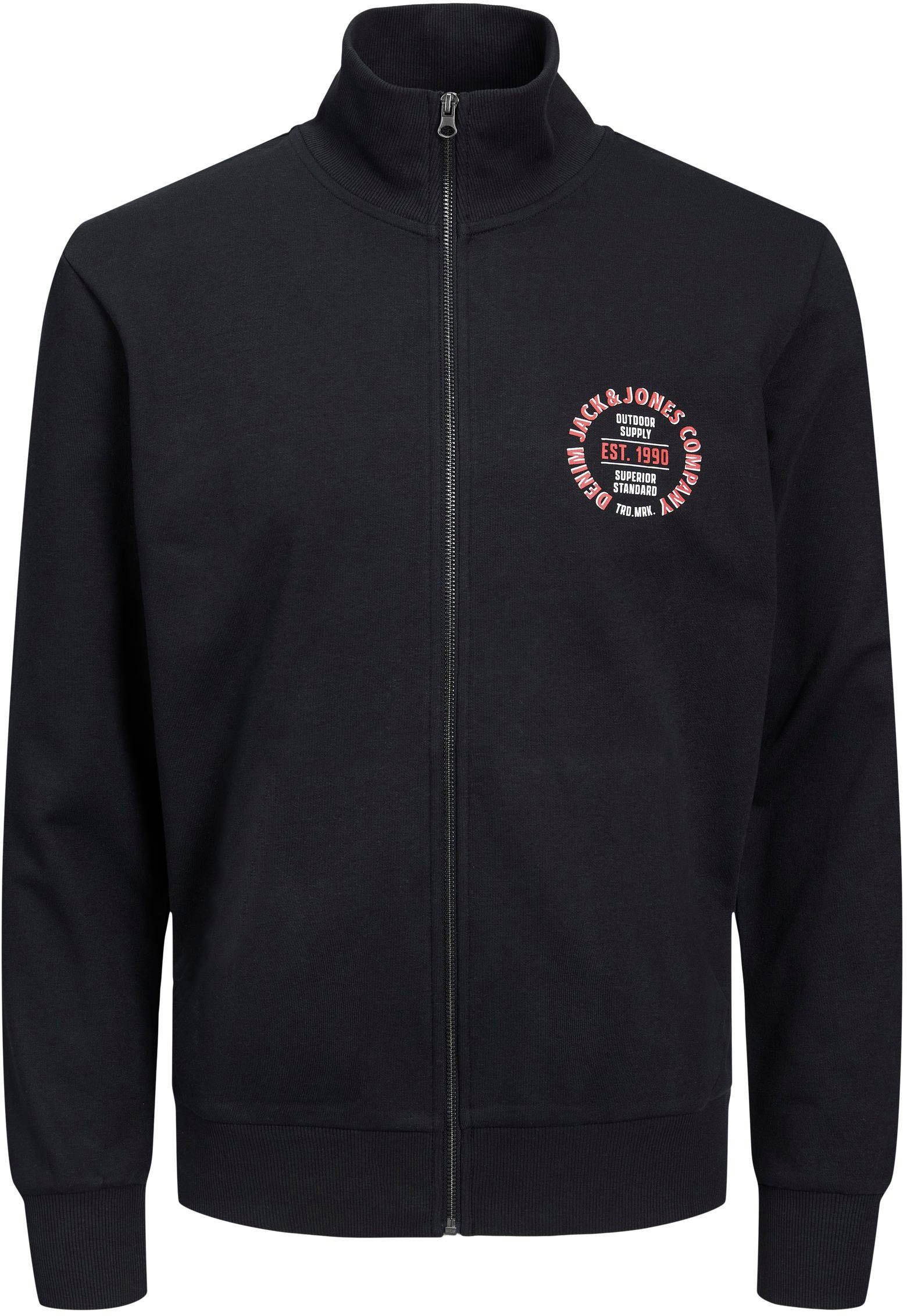 Jack & Jones Sweatvest JJ JJANDY SWEAT ZIP HIGH NECK