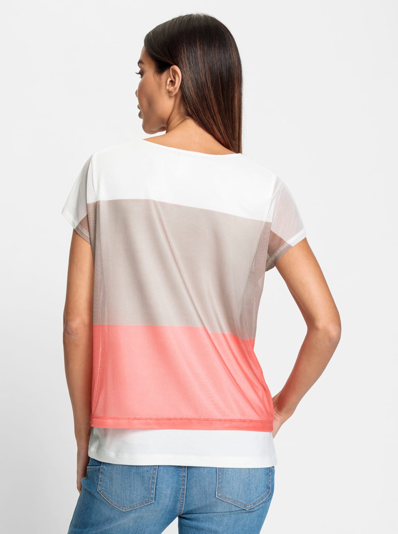 heine T-shirt Gedessineerd shirt (1-delig)